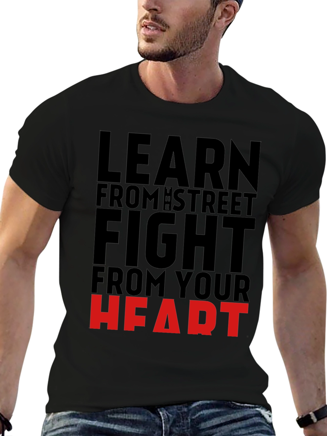 Learn from the Street Fight Heart T-Shirt