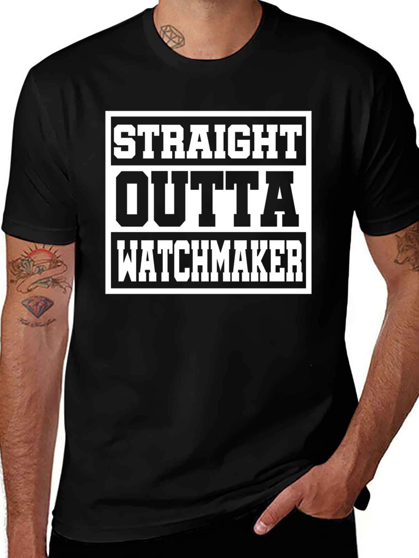 Straight Outta Watchmaker Graphic T-Shirt