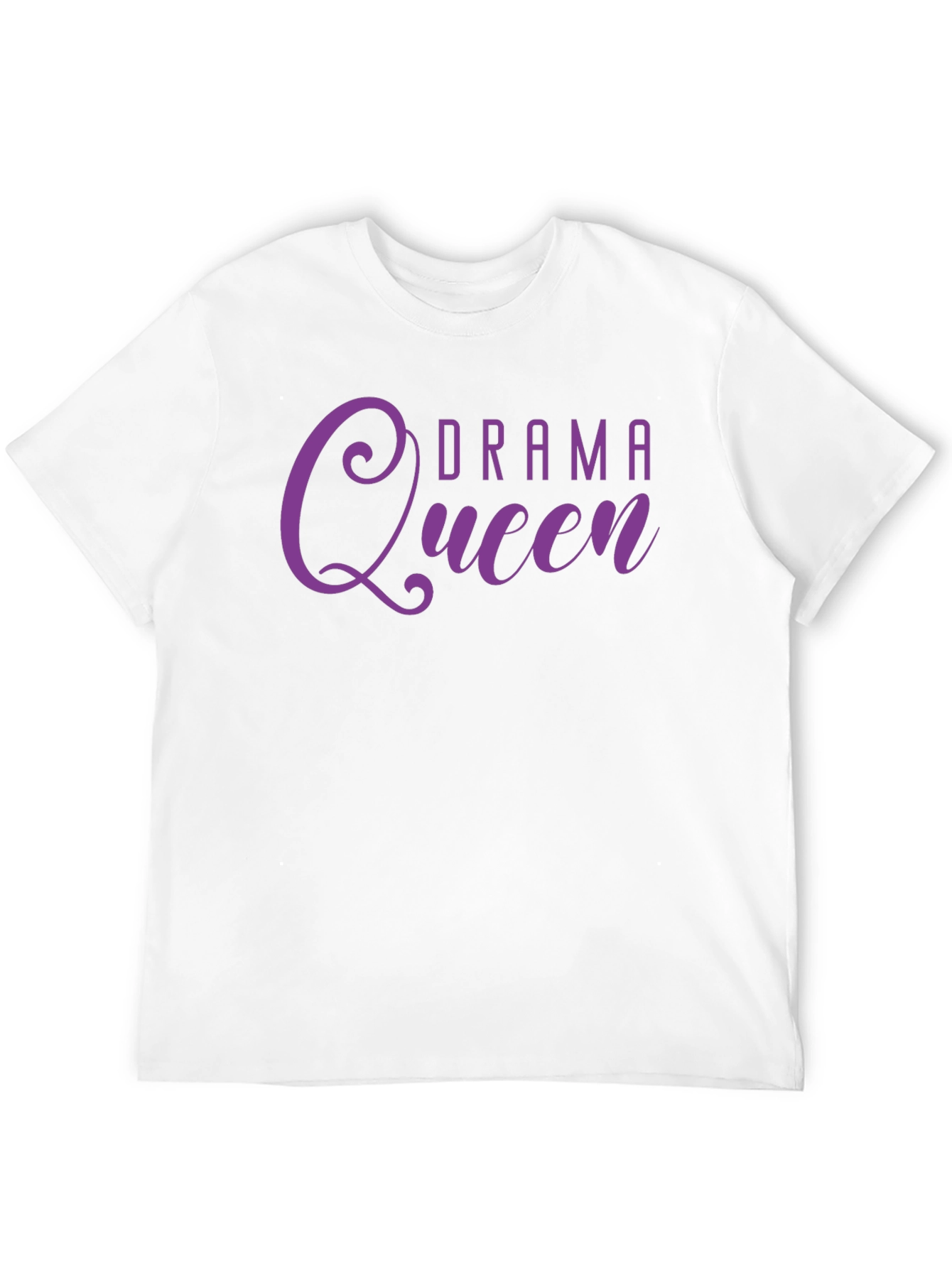 Drama Queen Tee - Black Cotton Shirt