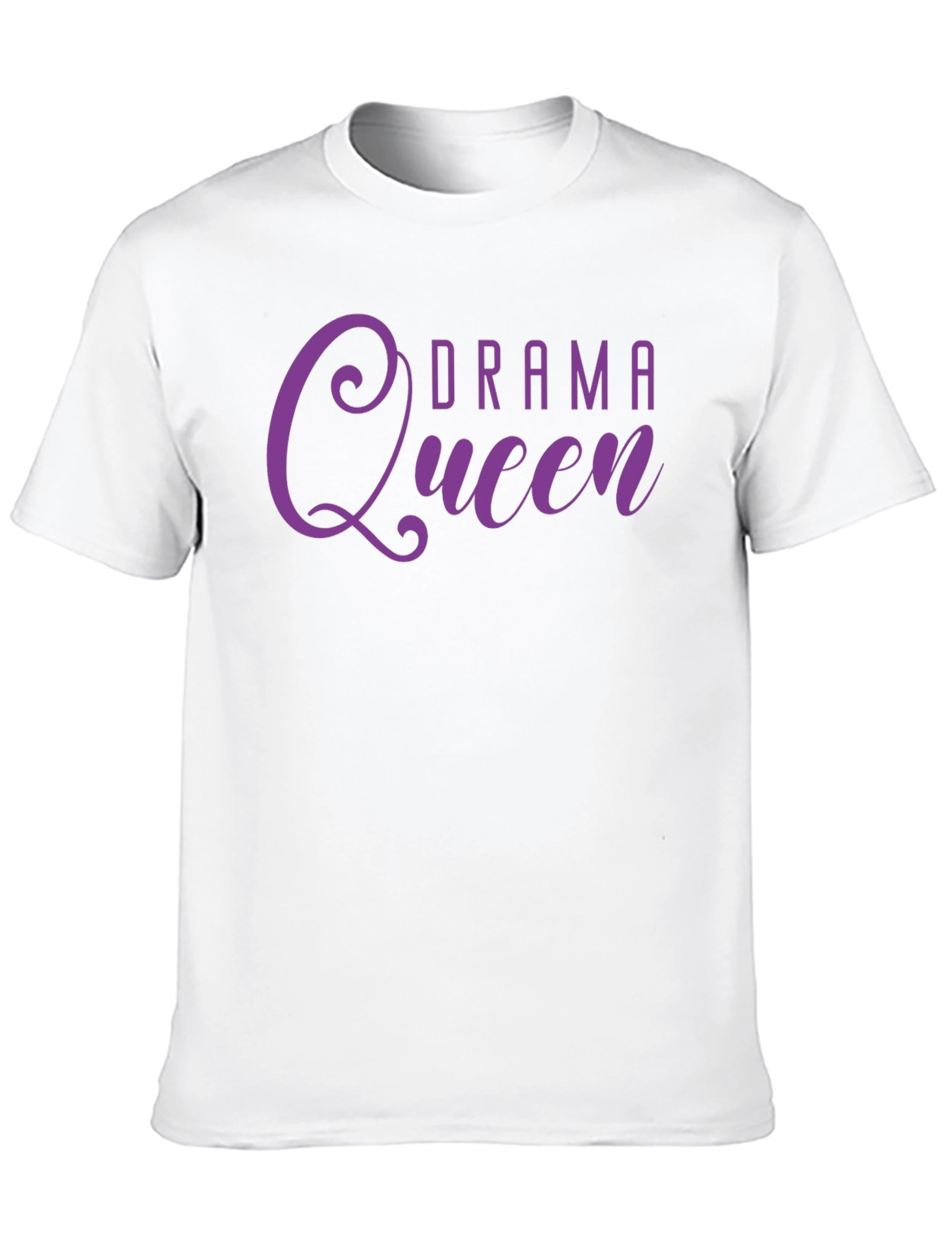 Drama Queen Tee - Black Cotton Shirt