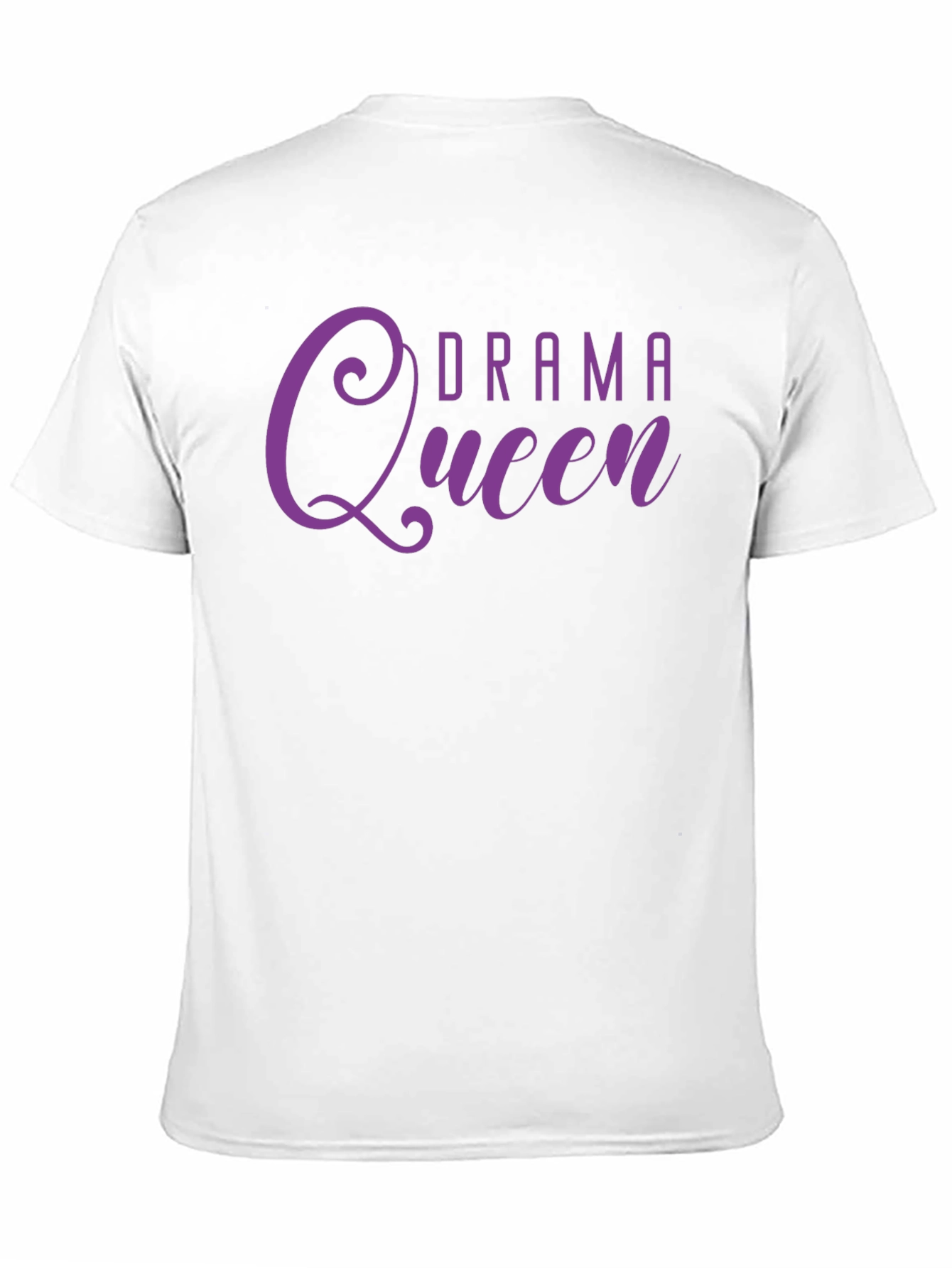 Drama Queen Tee - Black Cotton Shirt