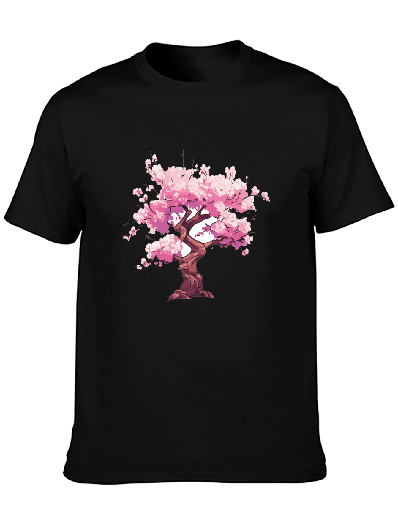 Sakura Tree Black T-Shirt