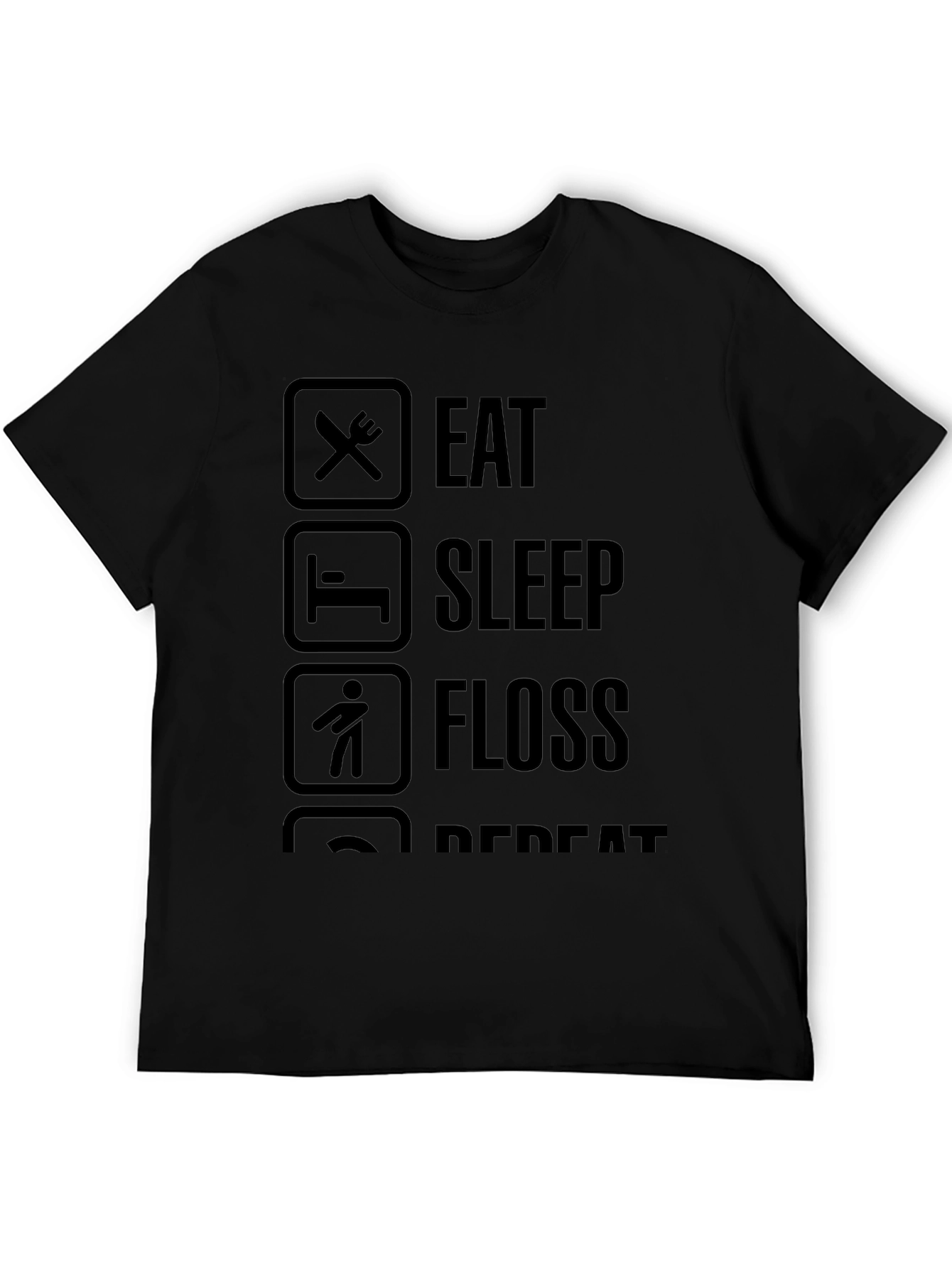 Eat Sleep Floss Repeat Funny T-Shirt