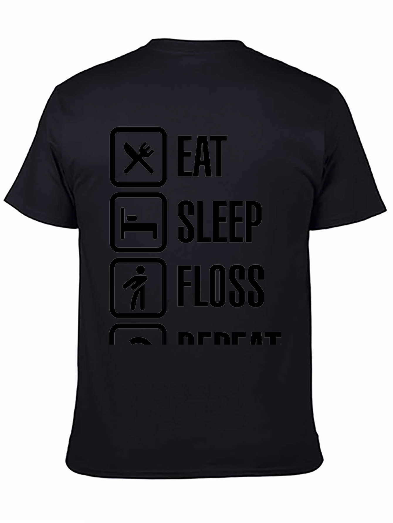 Eat Sleep Floss Repeat Funny T-Shirt