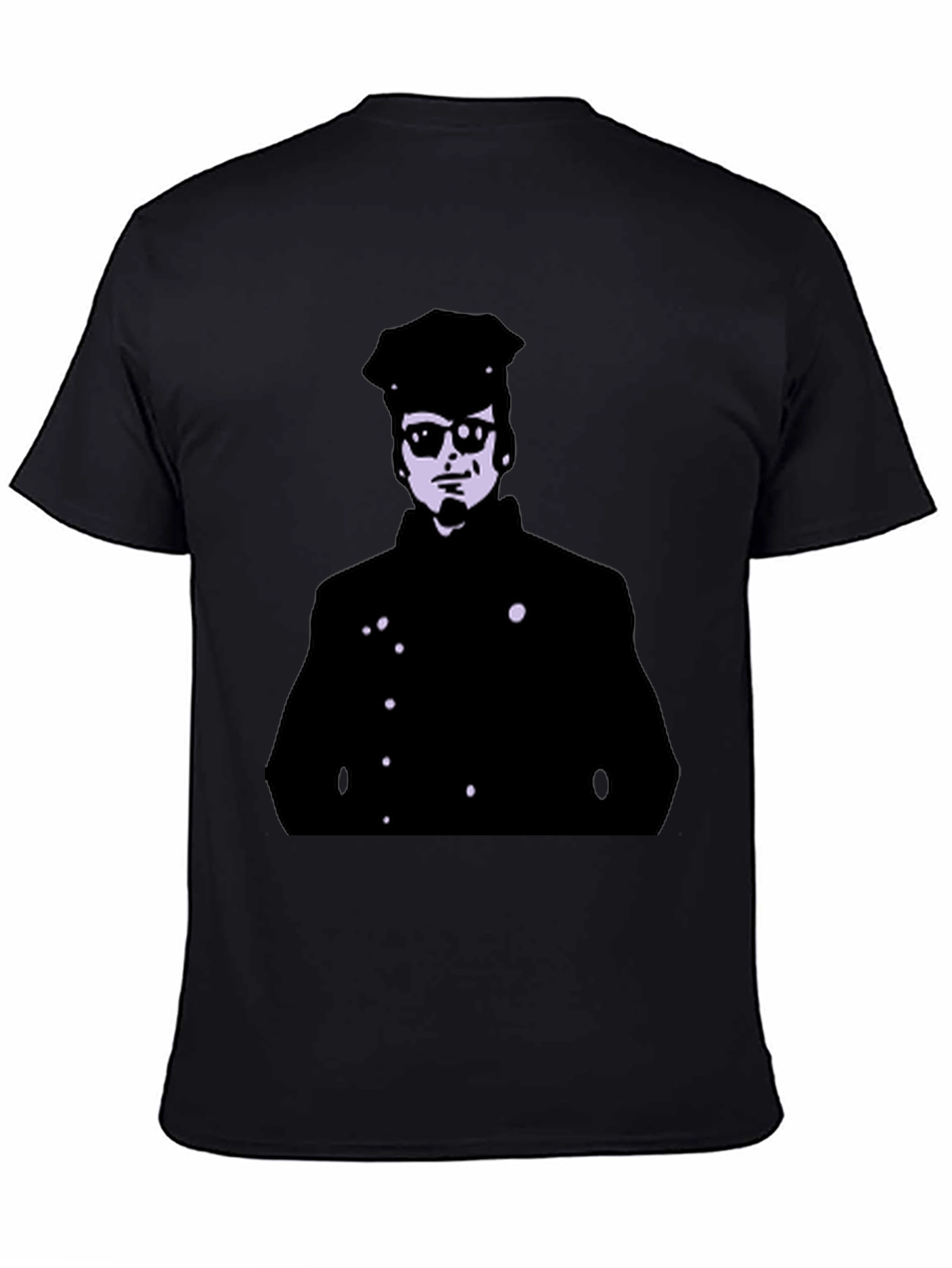 Cool Silhouette Graphic Black T-Shirt