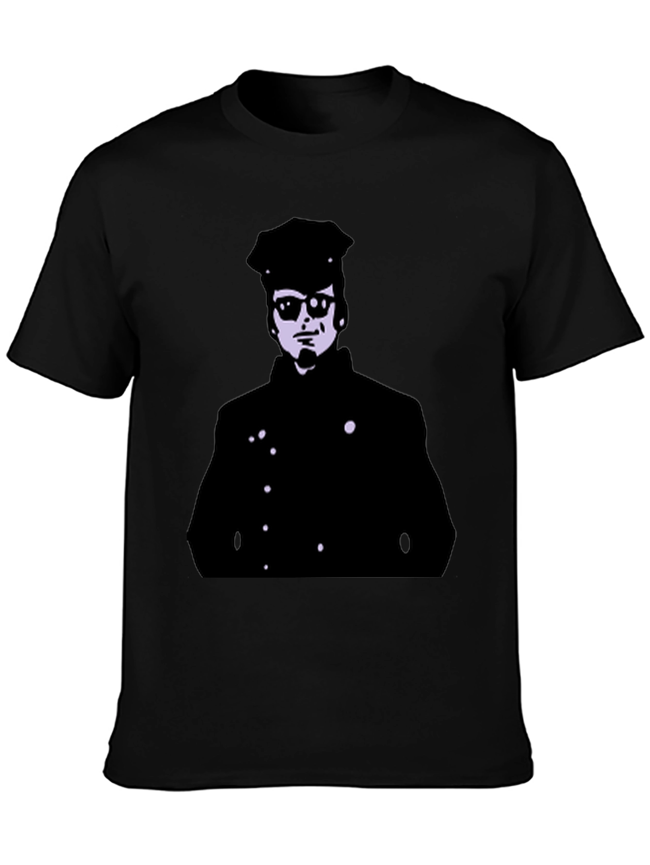 Cool Silhouette Graphic Black T-Shirt