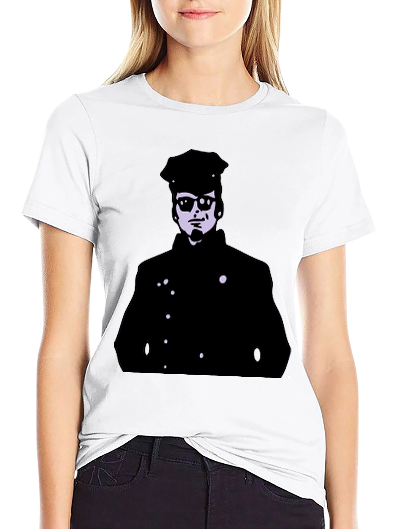 Cool Silhouette Graphic Black T-Shirt