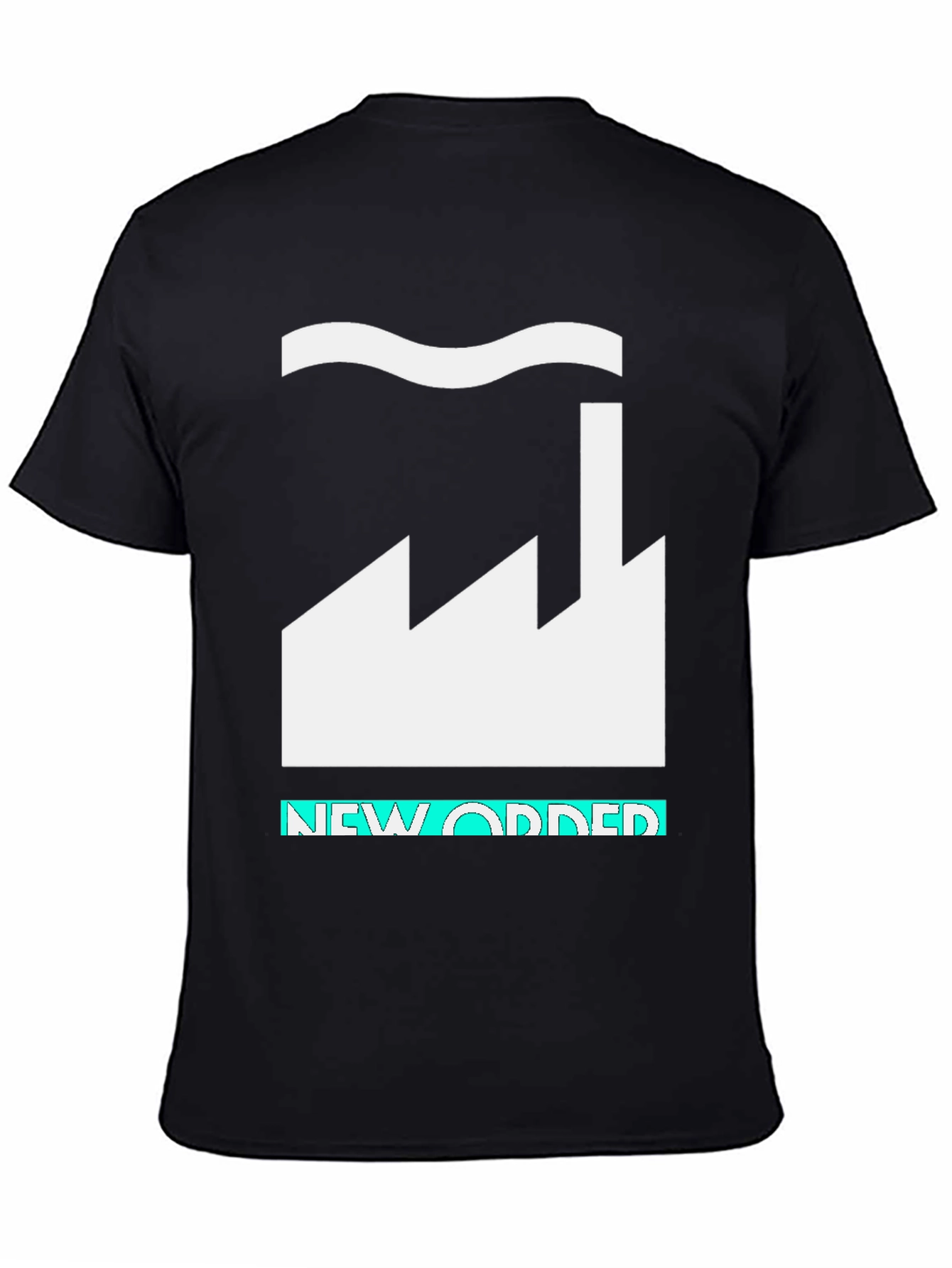 New Order Factory Graphic T-Shirt - Black