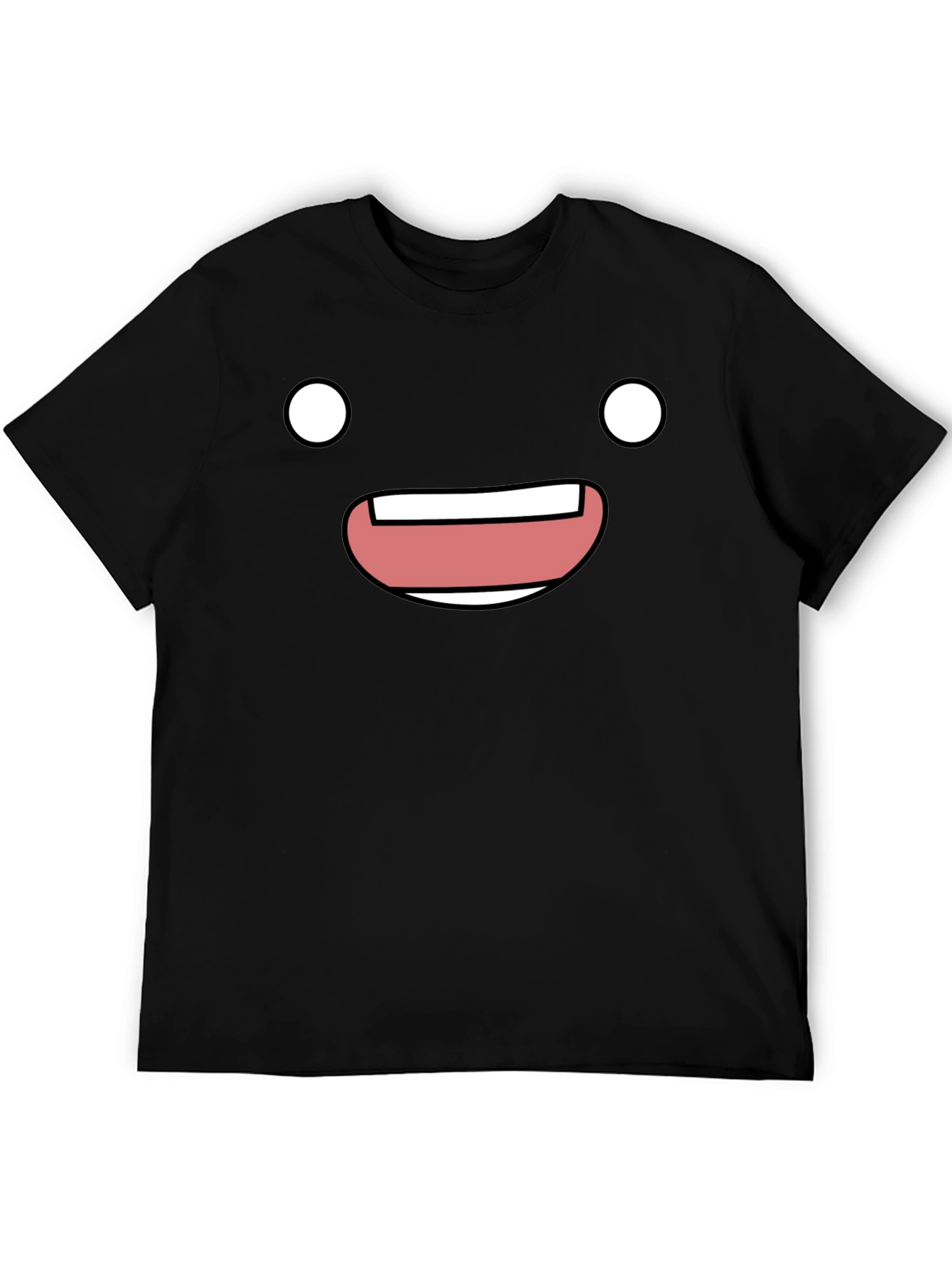 Happy Face Graphic Tee - Soft Cotton Comfort