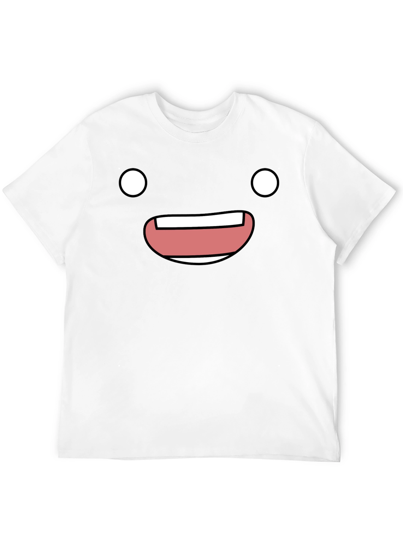 Happy Face Graphic Tee - Soft Cotton Comfort