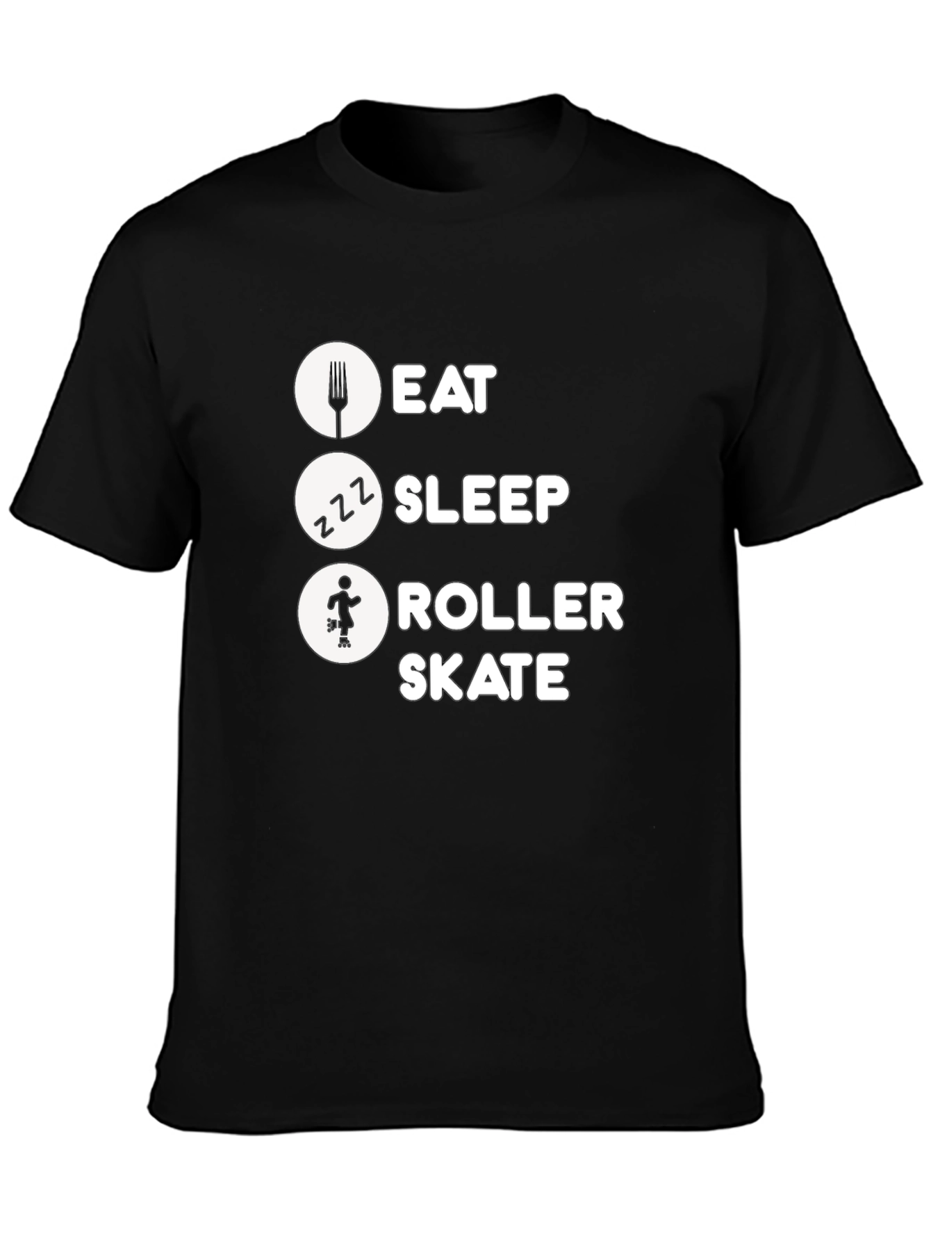 Eat Sleep Roller Skate Graphic Tee
