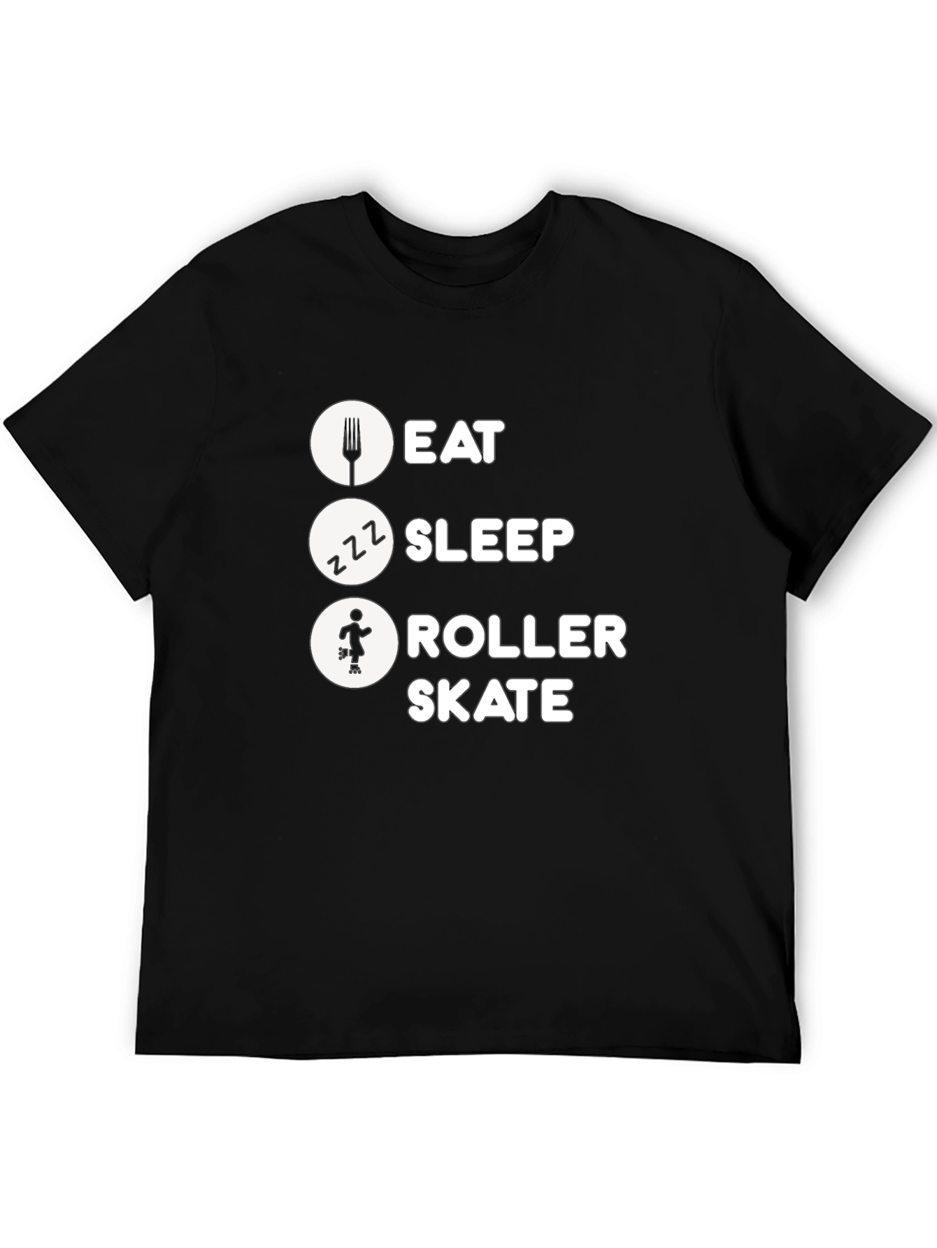Eat Sleep Roller Skate Graphic Tee