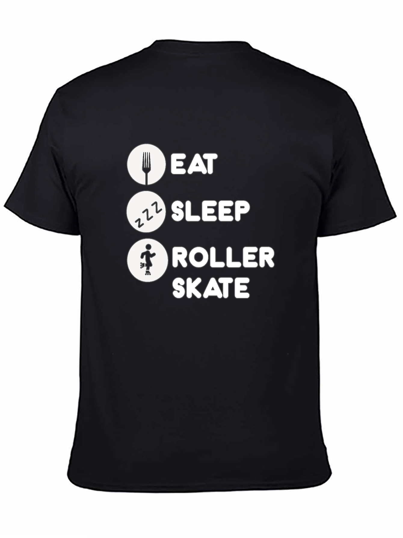 Eat Sleep Roller Skate Graphic Tee