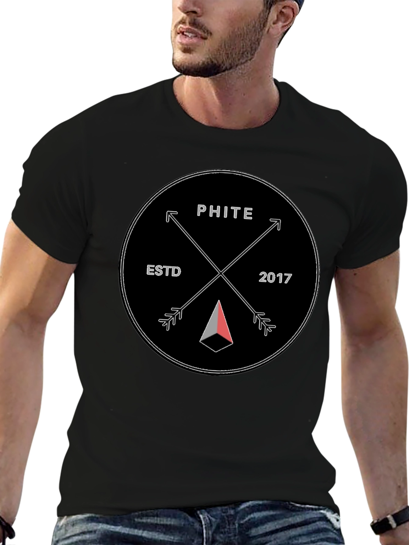 PHITE ESTD 2017 Graphic T-Shirt - Black