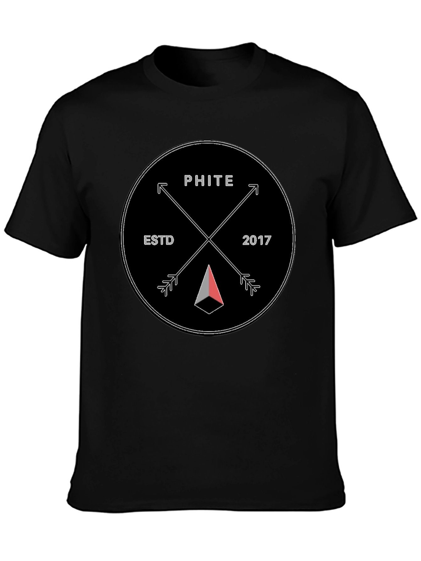 PHITE ESTD 2017 Graphic T-Shirt - Black