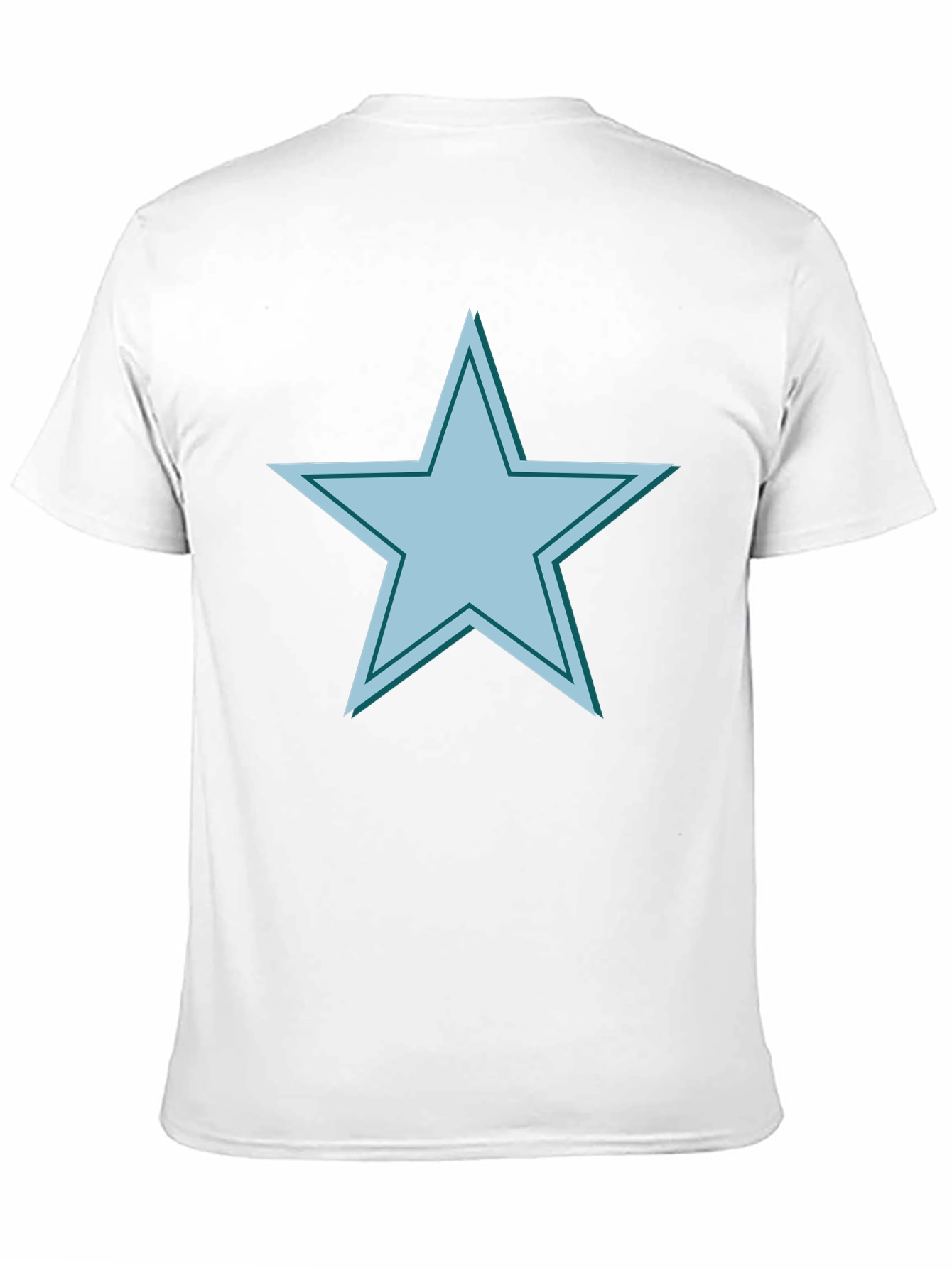 Star Graphic Tee - Mens Casual Black Cotton Shirt