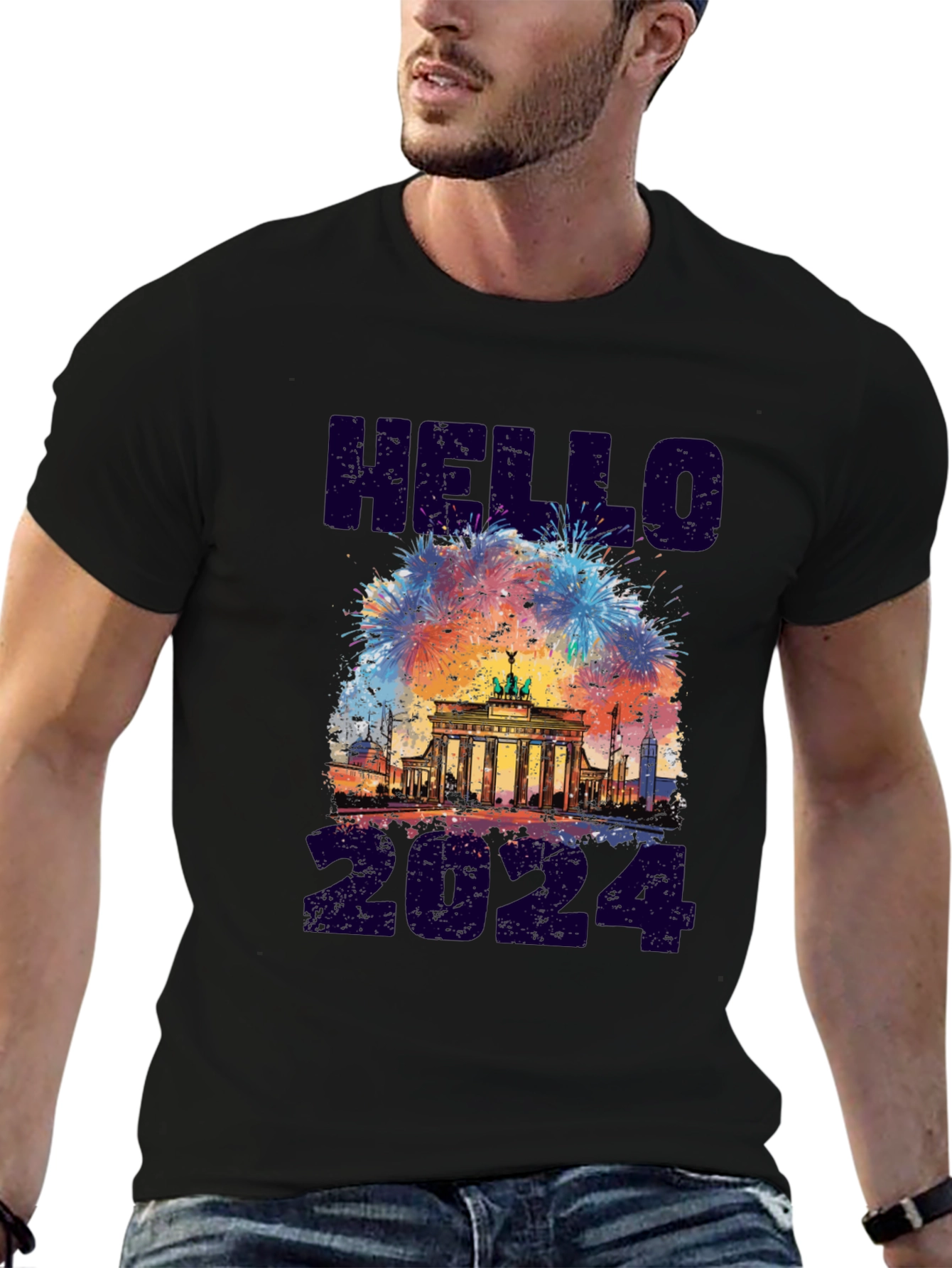 Hello 2024 Berlin Graphic T-Shirt