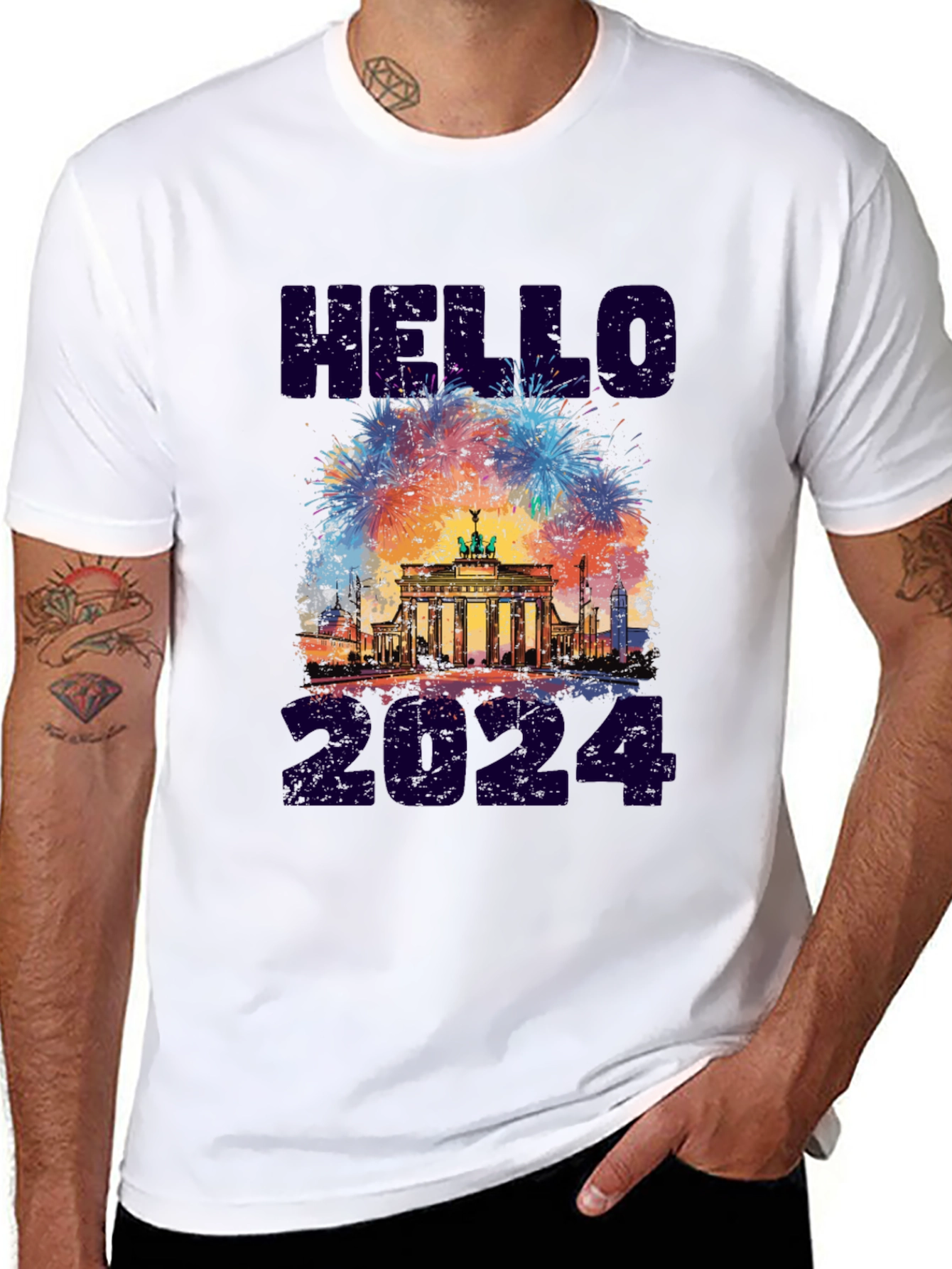Hello 2024 Berlin Graphic T-Shirt