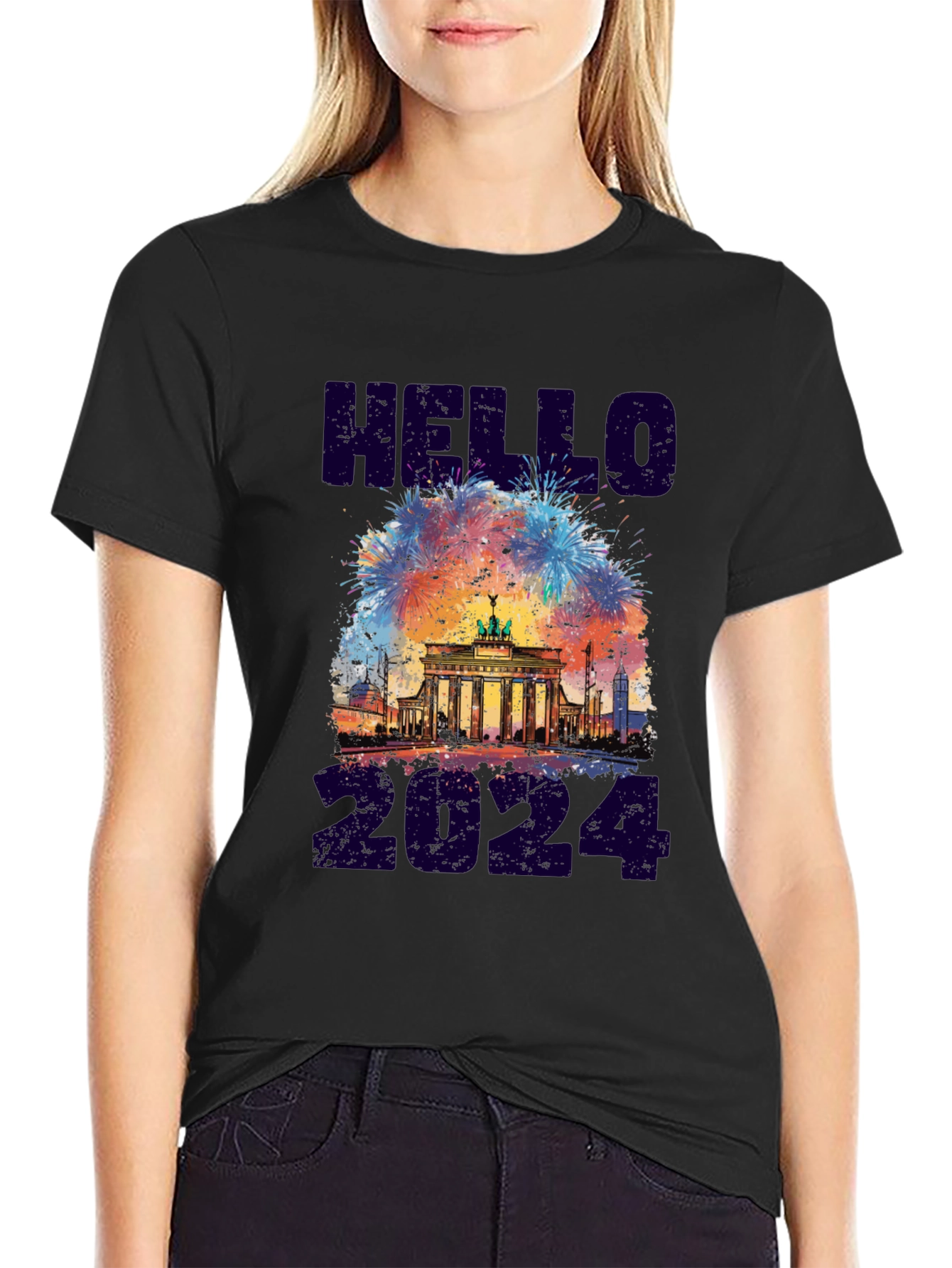 Hello 2024 Berlin Graphic T-Shirt