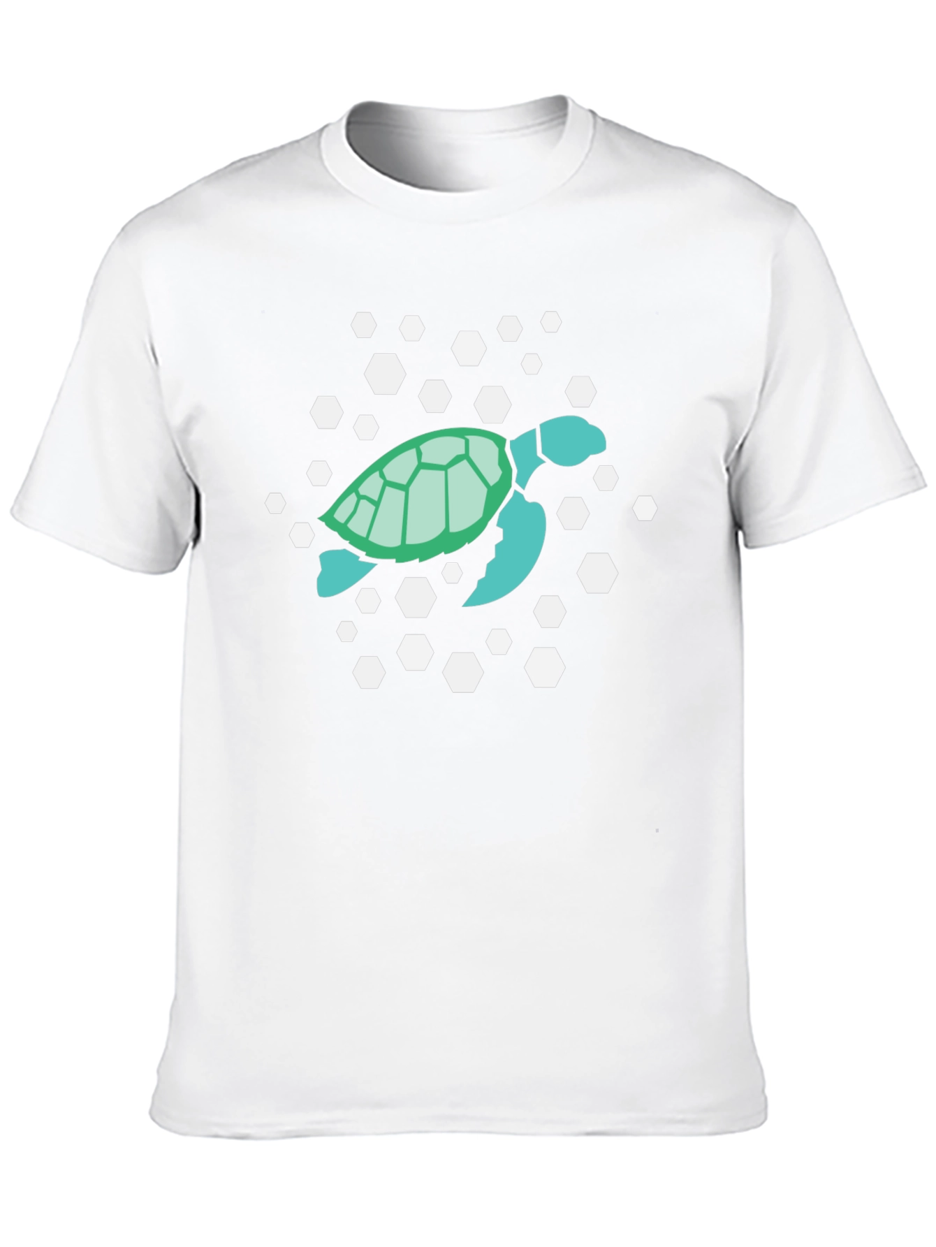 Sea Turtle Graphic Tee - Black Cotton T-Shirt