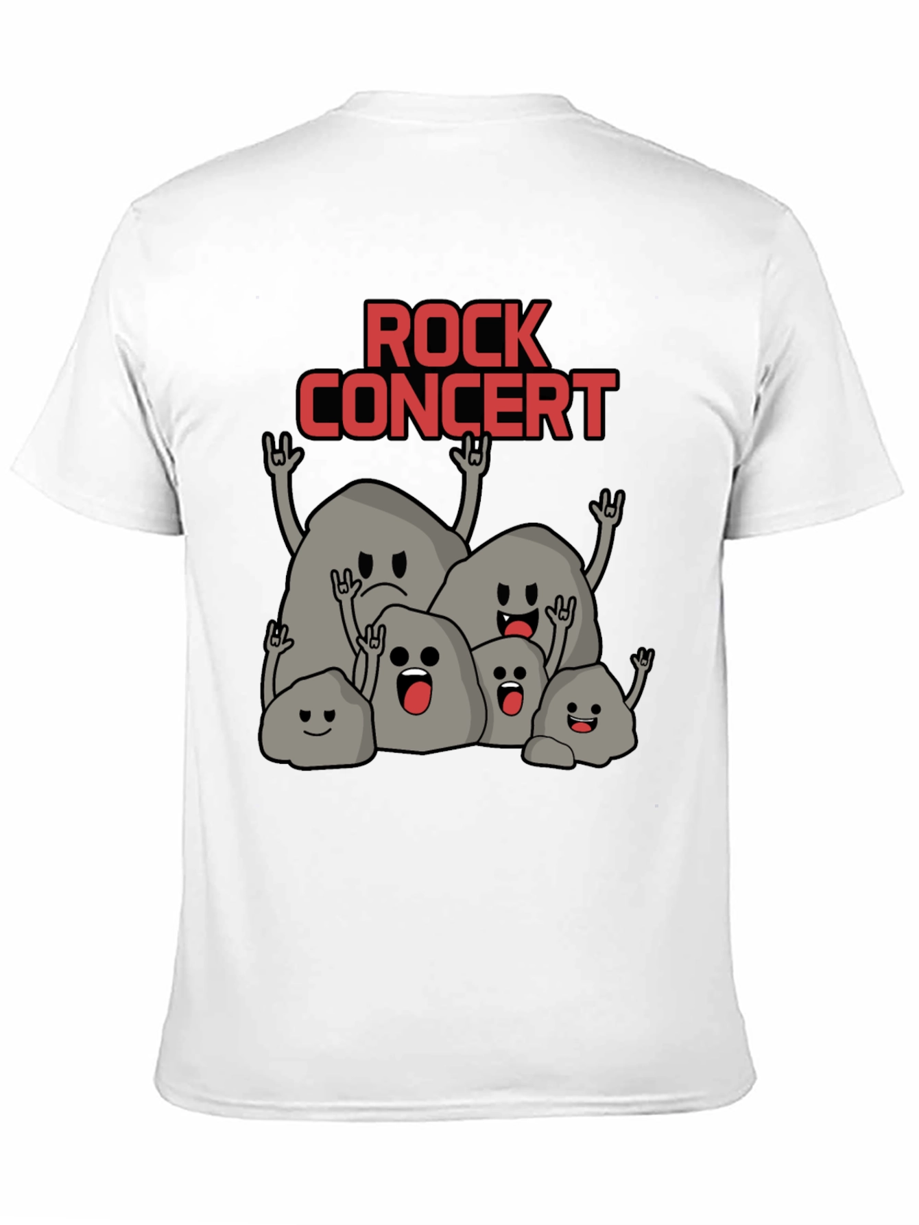 Rock Concert T-Shirt - Funny Stone Band Tee