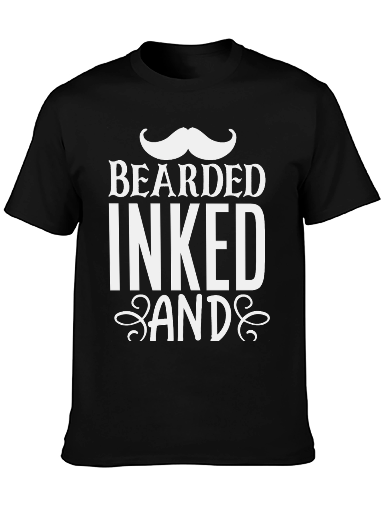 Bearded Inked And Awesome T-Shirt