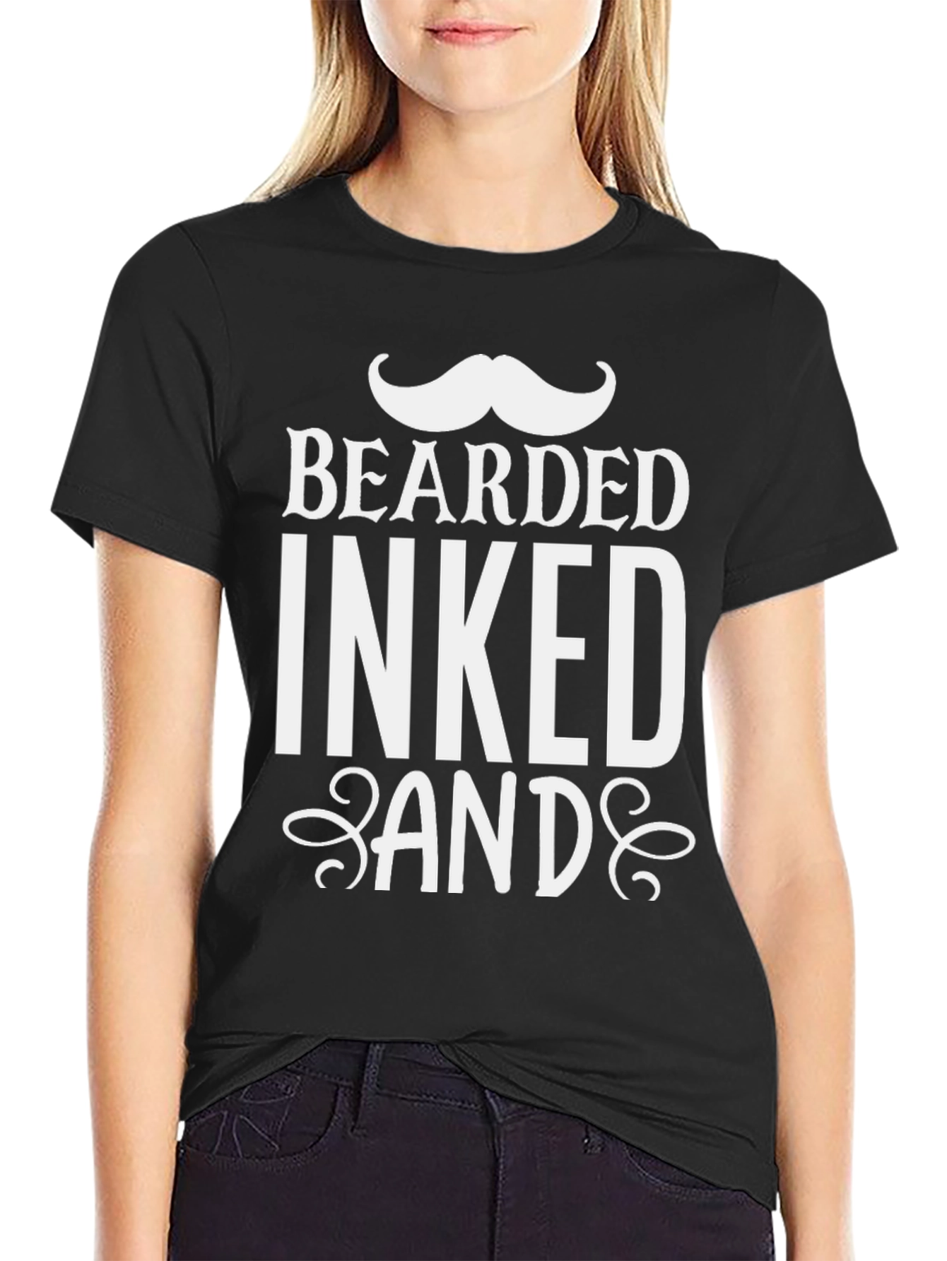 Bearded Inked And Awesome T-Shirt