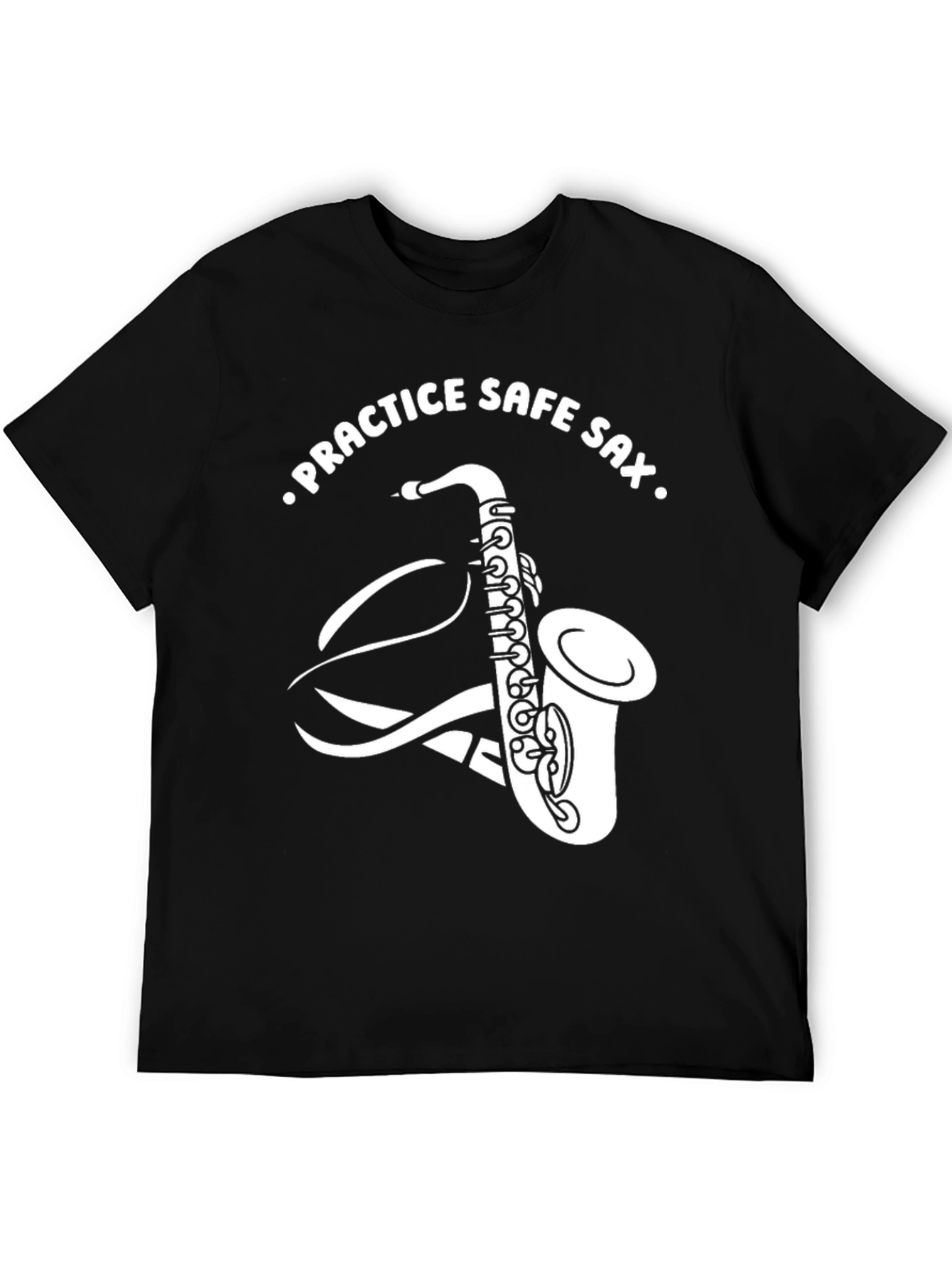 Practice Safe Sax T-Shirt - Funny Music Tee
