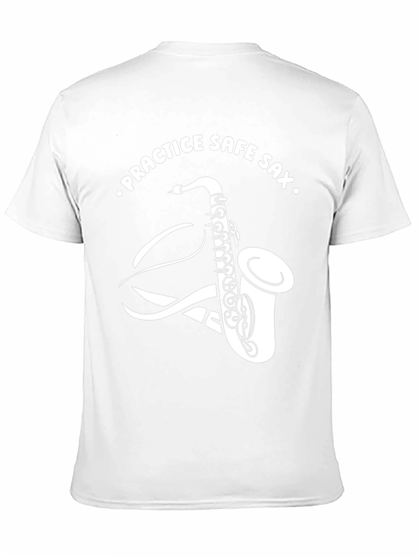 Practice Safe Sax T-Shirt - Funny Music Tee