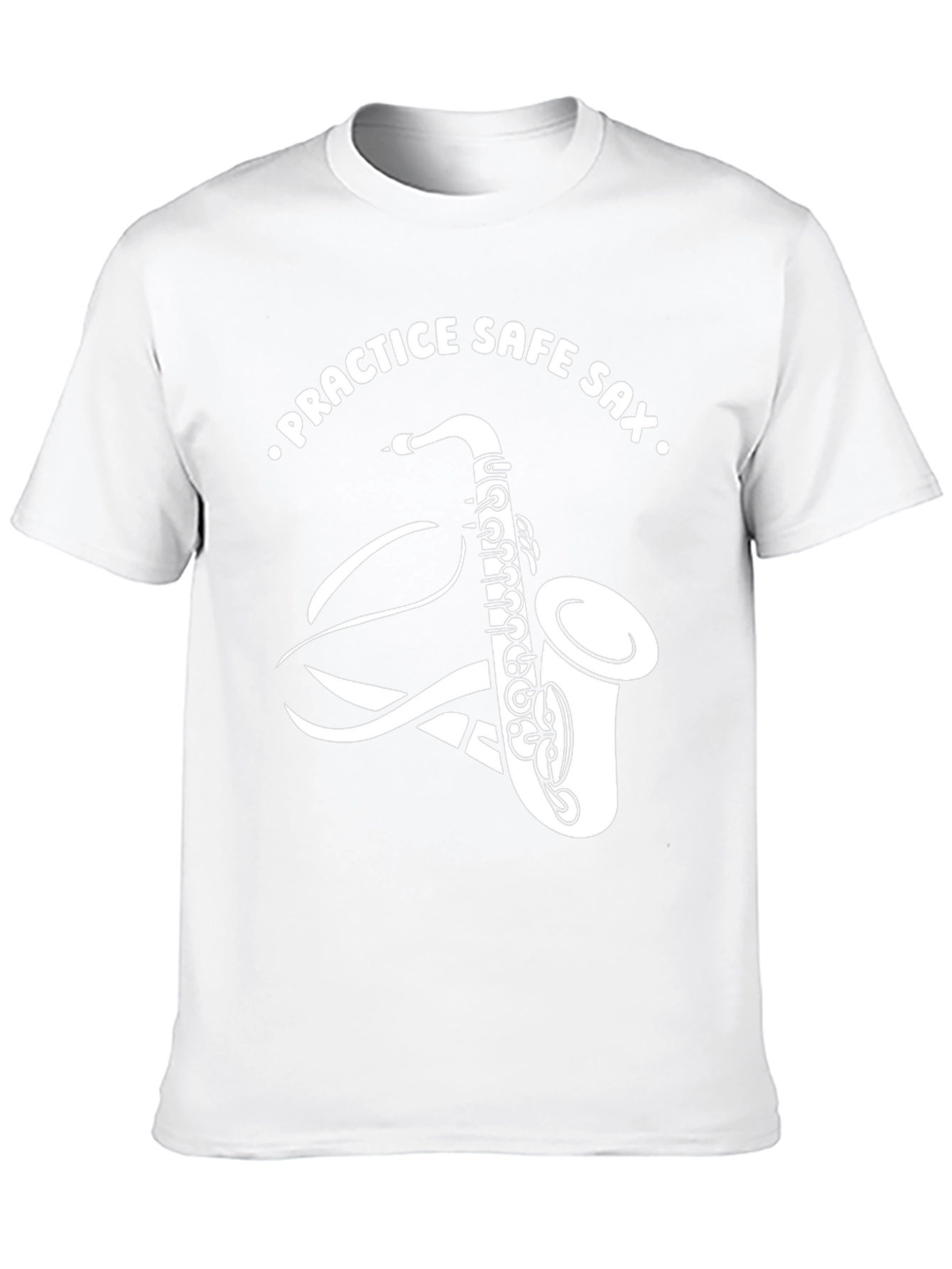 Practice Safe Sax T-Shirt - Funny Music Tee