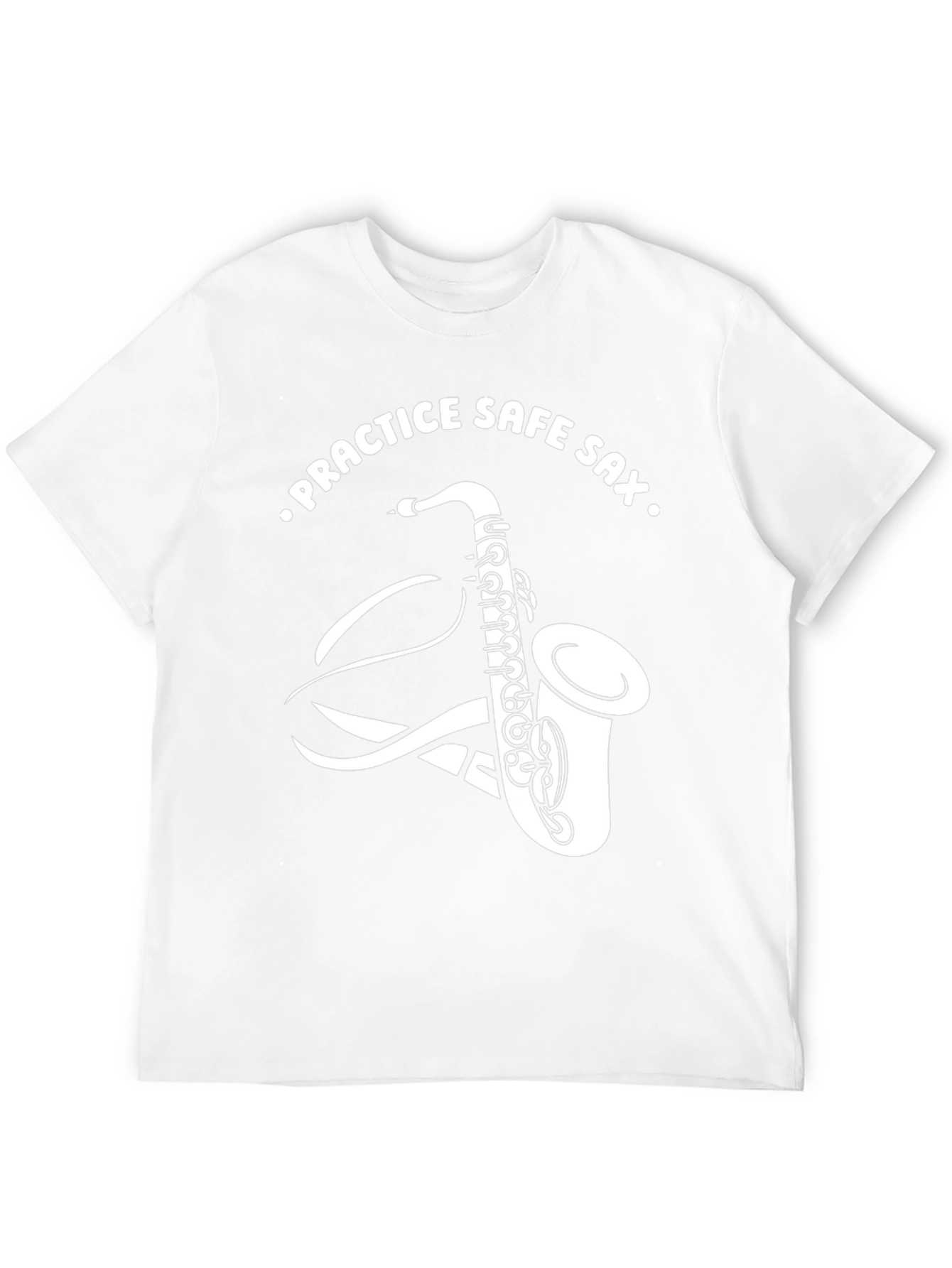Practice Safe Sax T-Shirt - Funny Music Tee