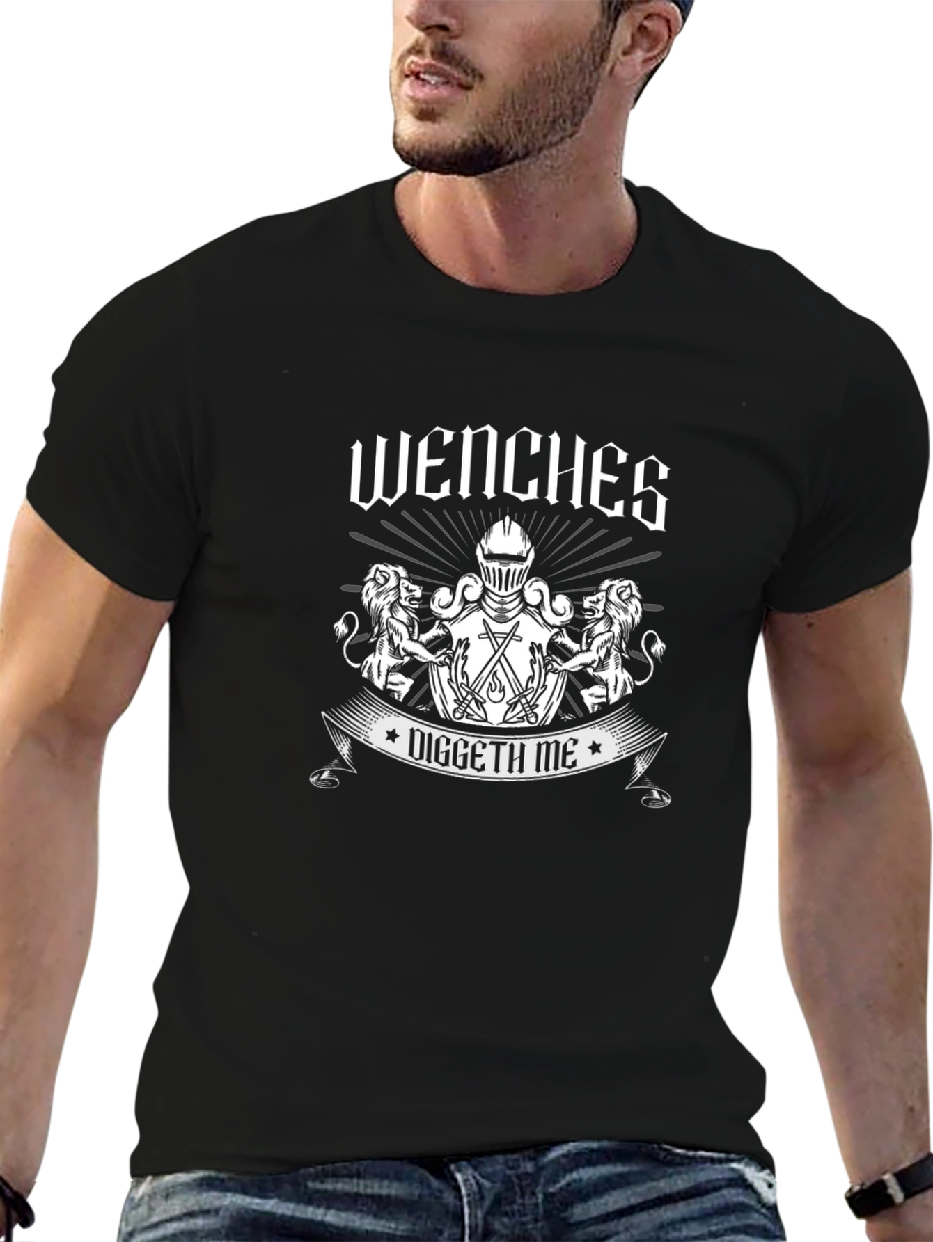 Wenches Diggeth Me Black T-Shirt