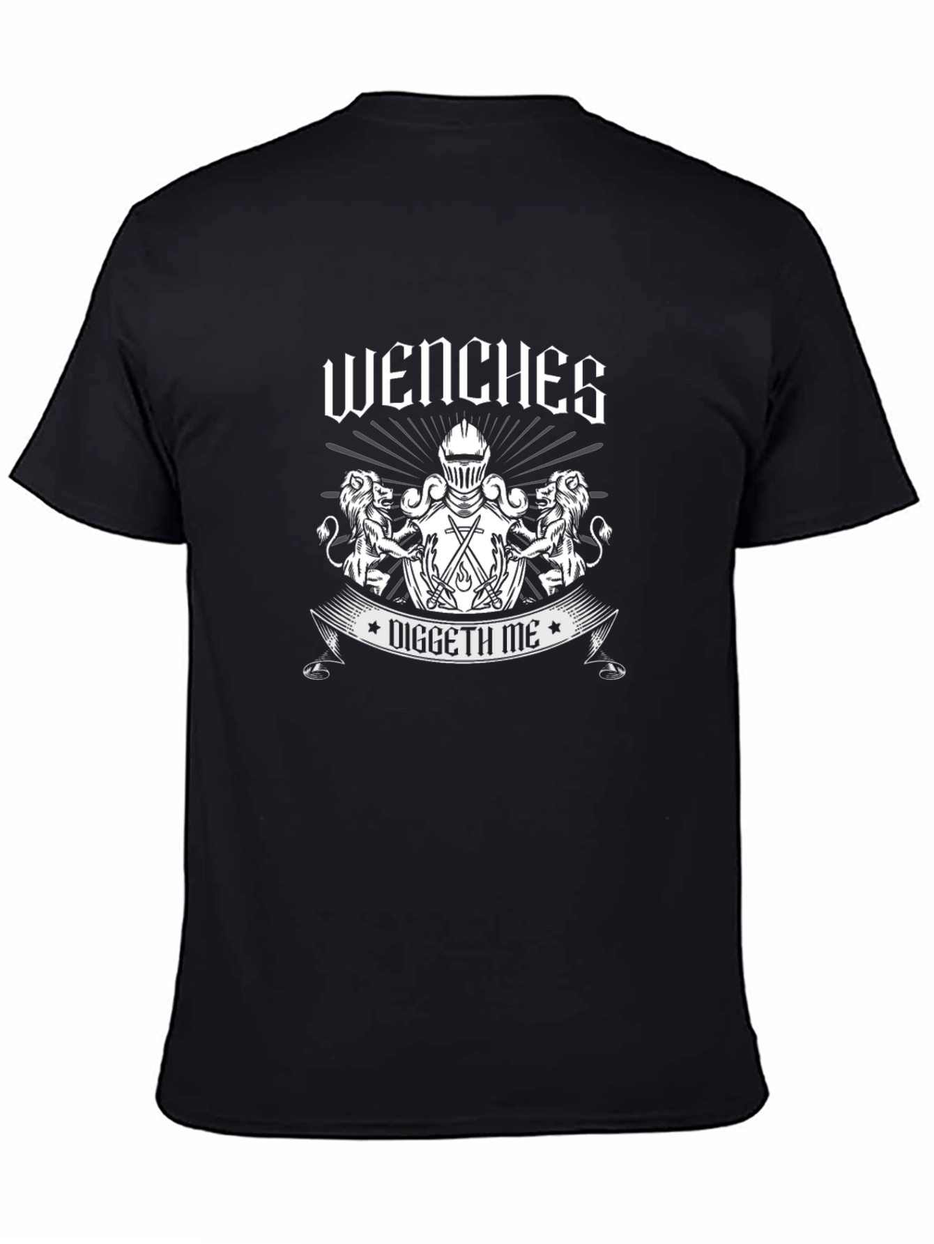 Wenches Diggeth Me Black T-Shirt