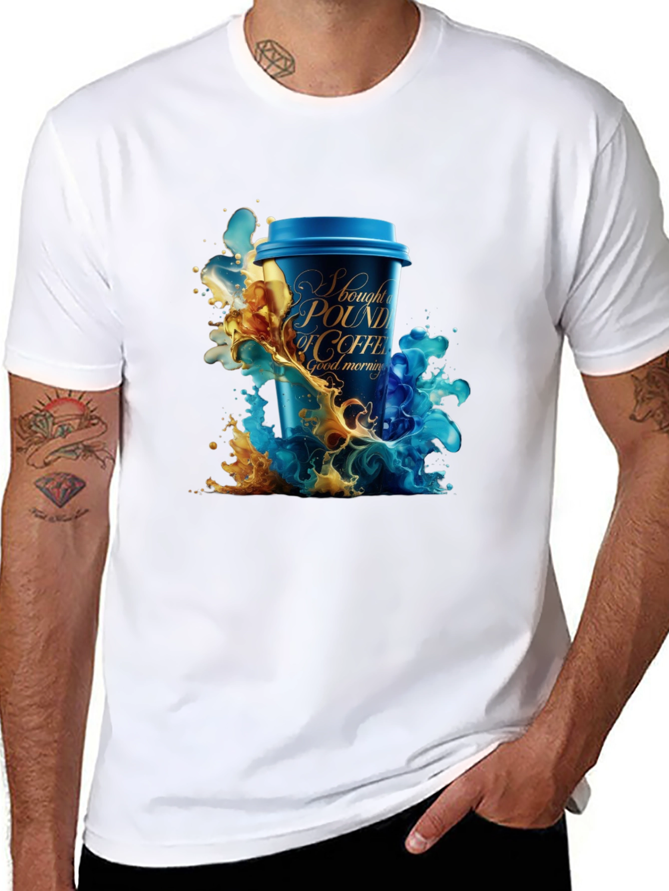 Coffee Lover T-Shirt: I Bought A Pound Of Coffee