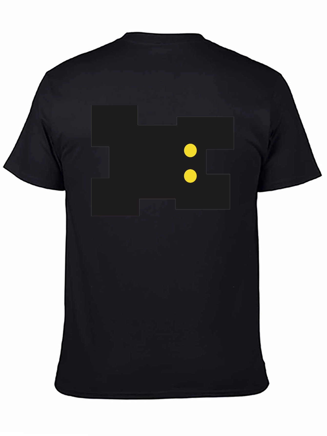 Pixelated Game Character Black Tee