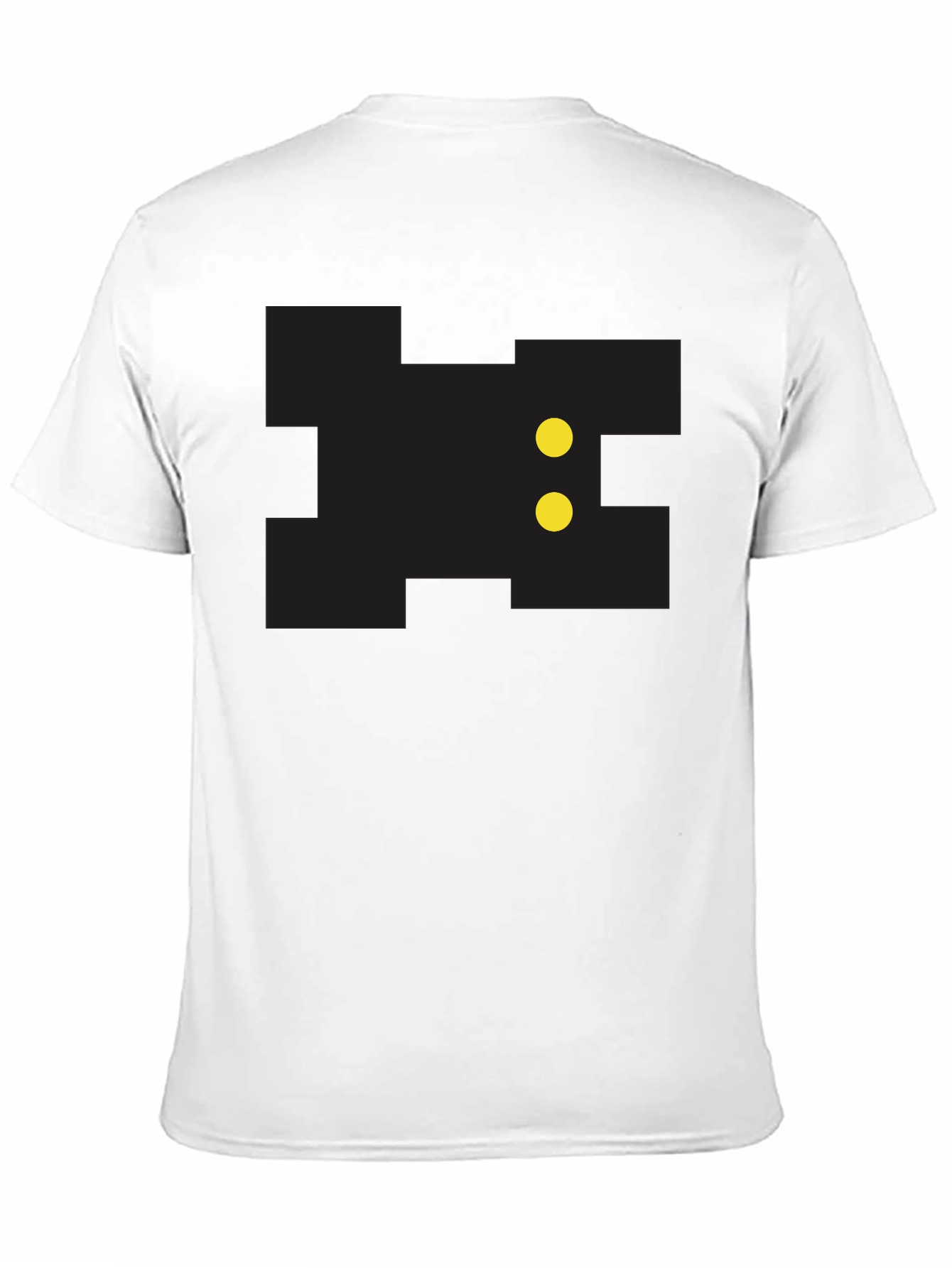 Pixelated Game Character Black Tee