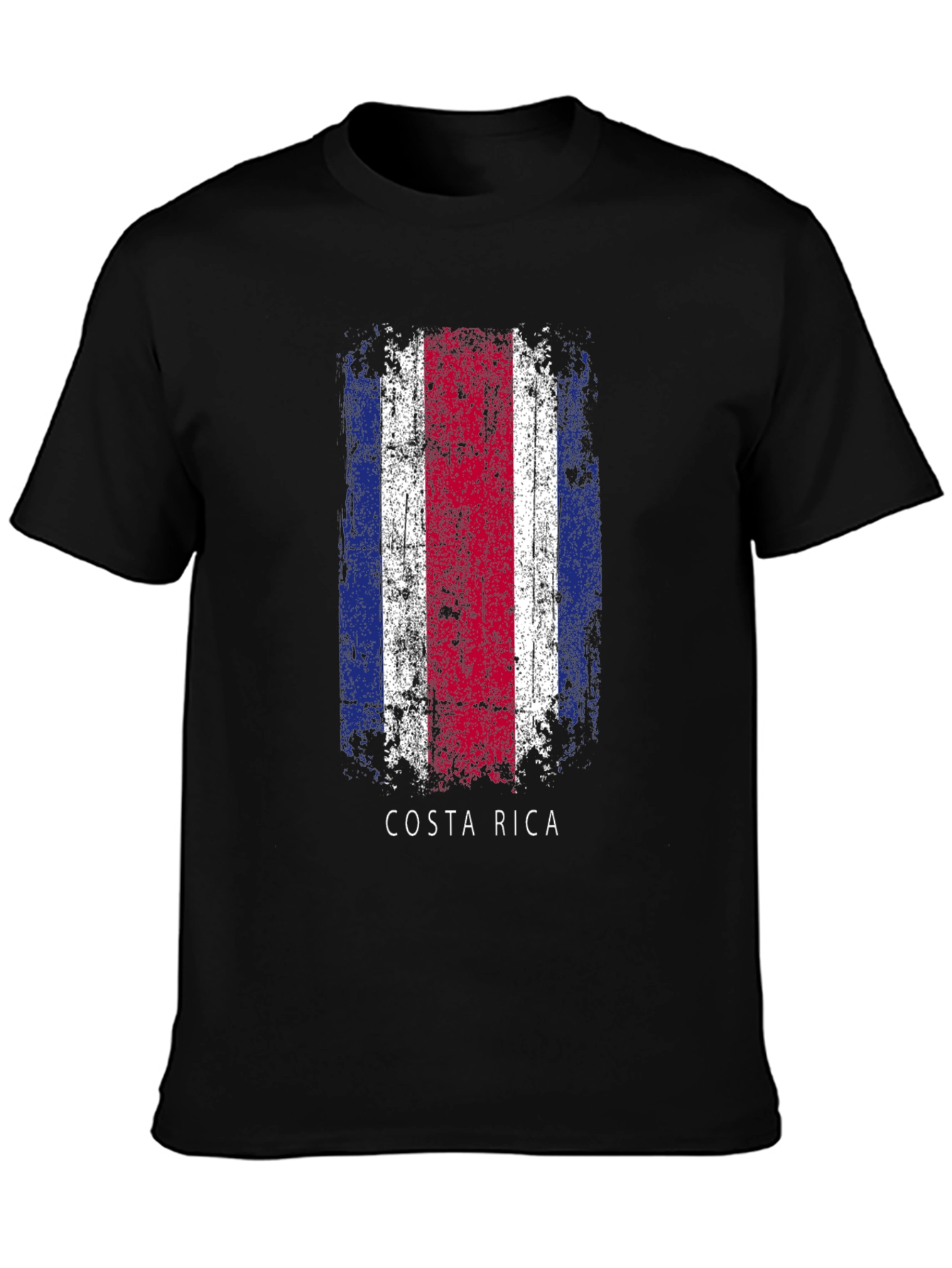 Costa Rica Flag Graphic T-Shirt
