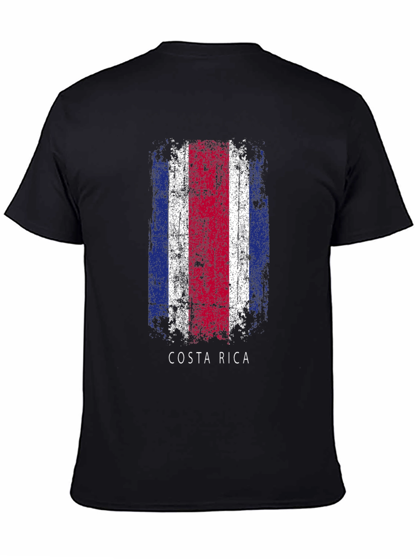 Costa Rica Flag Graphic T-Shirt