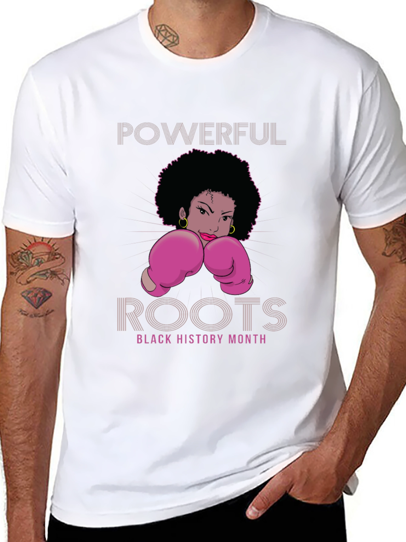 Powerful Roots Black History Month T-Shirt