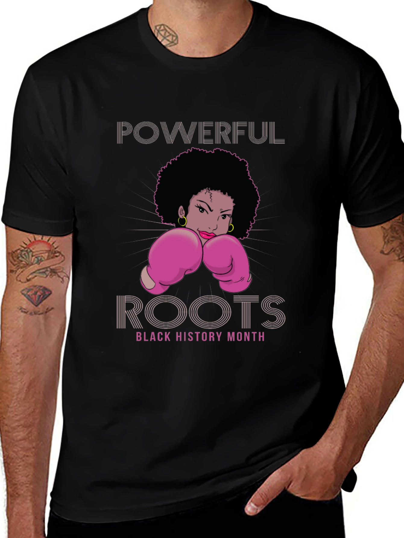 Powerful Roots Black History Month T-Shirt