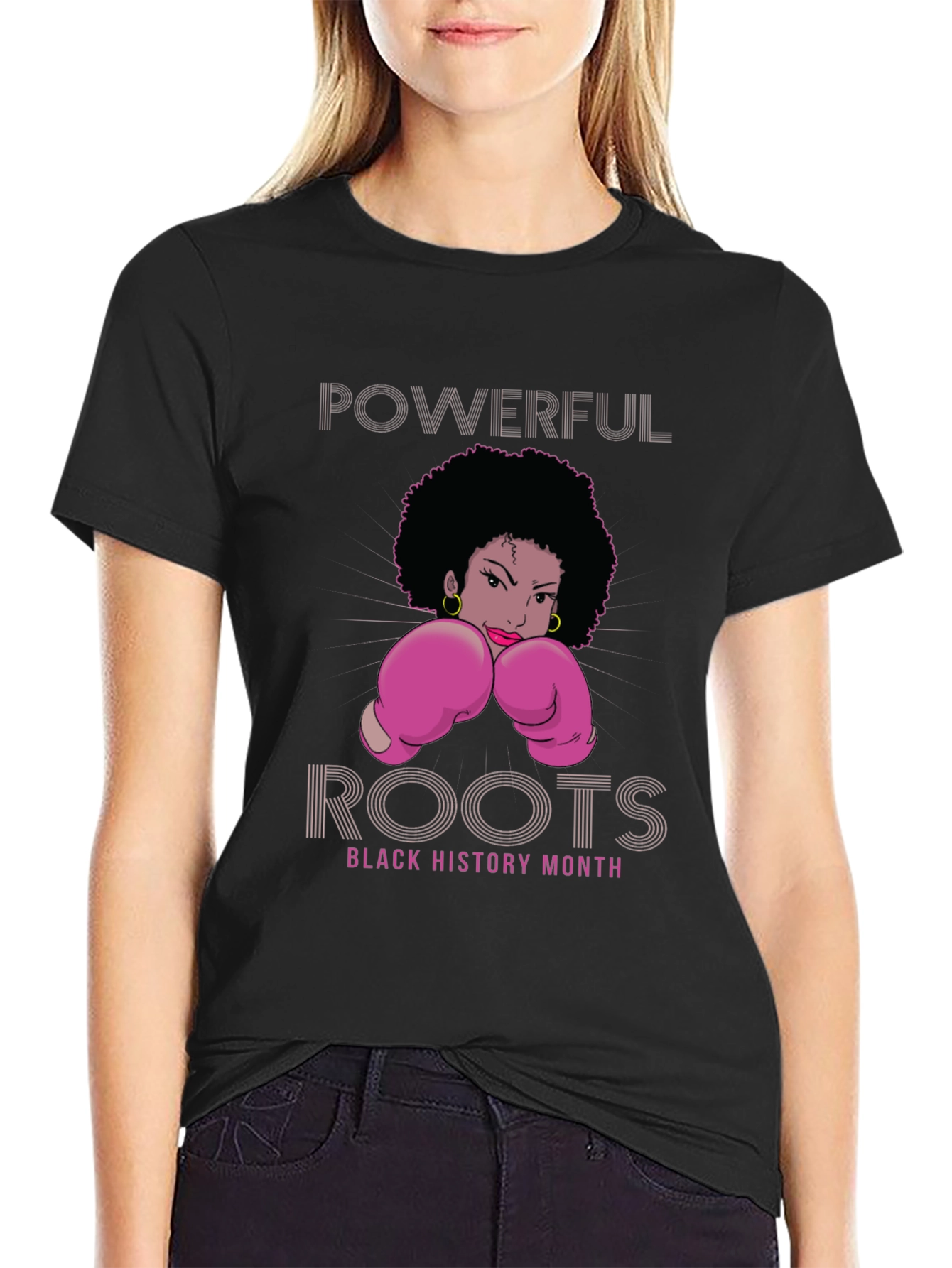 Powerful Roots Black History Month T-Shirt