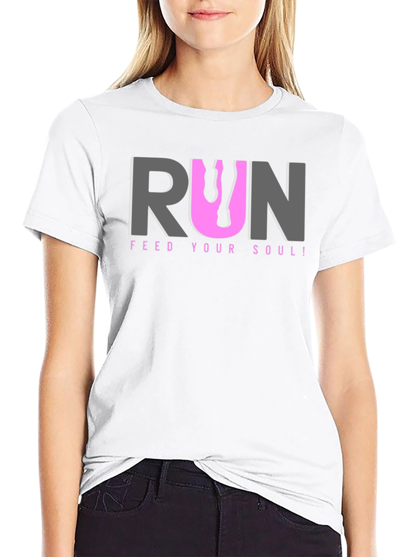Run Feed Your Soul! Black T-Shirt