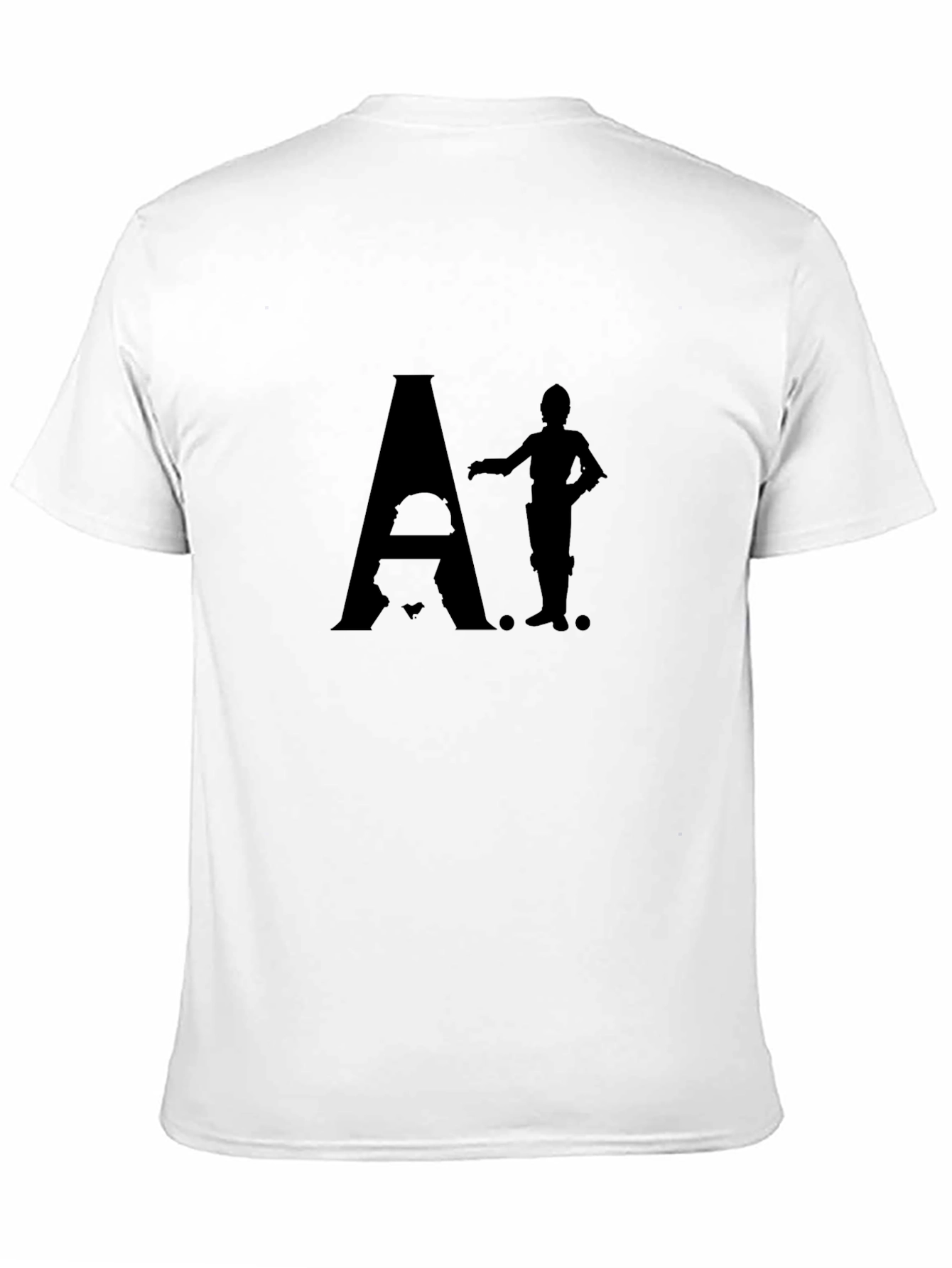 Star Wars Inspired A-Droid Graphic Tee - Black