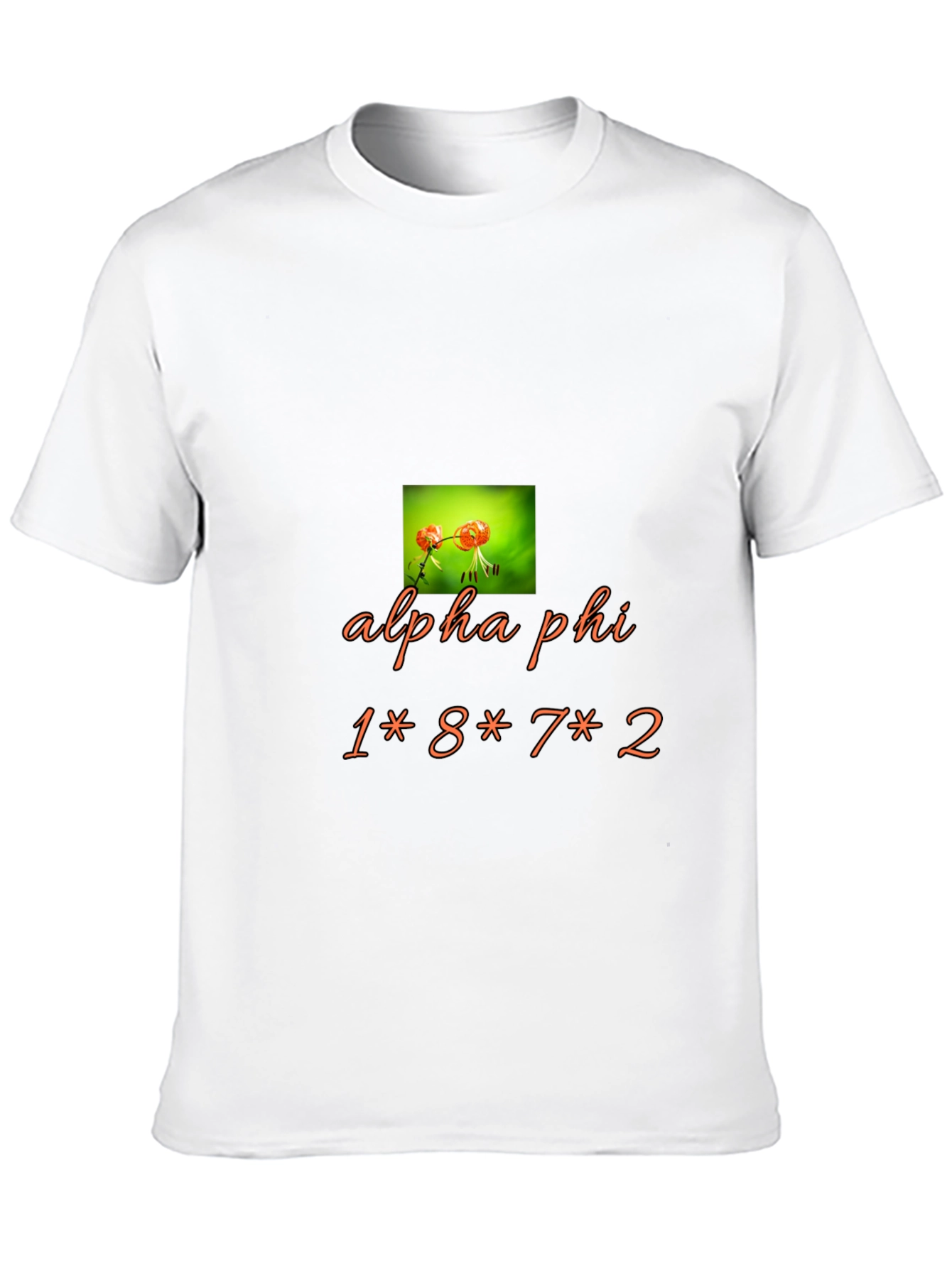 Alpha Phi Graphic Print Tee