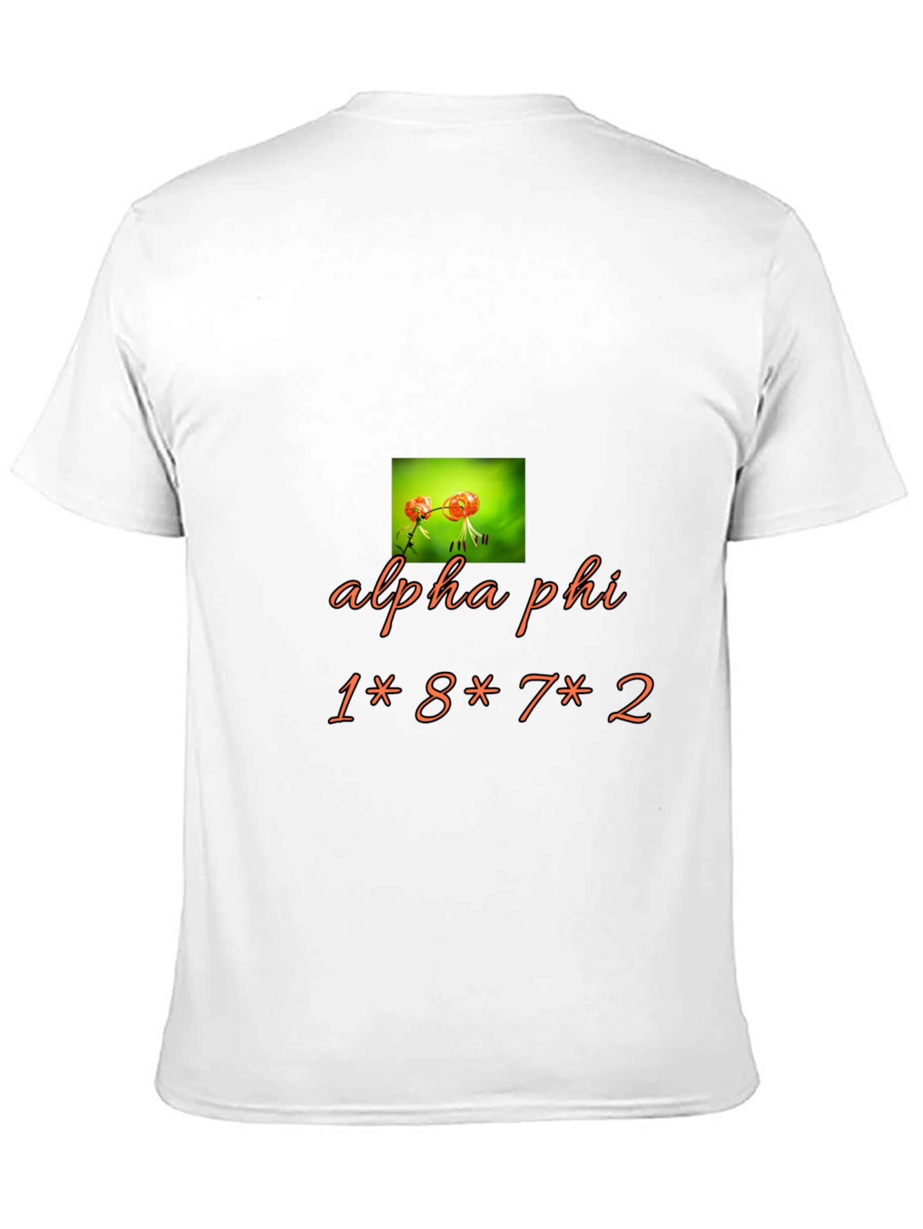 Alpha Phi Graphic Print Tee