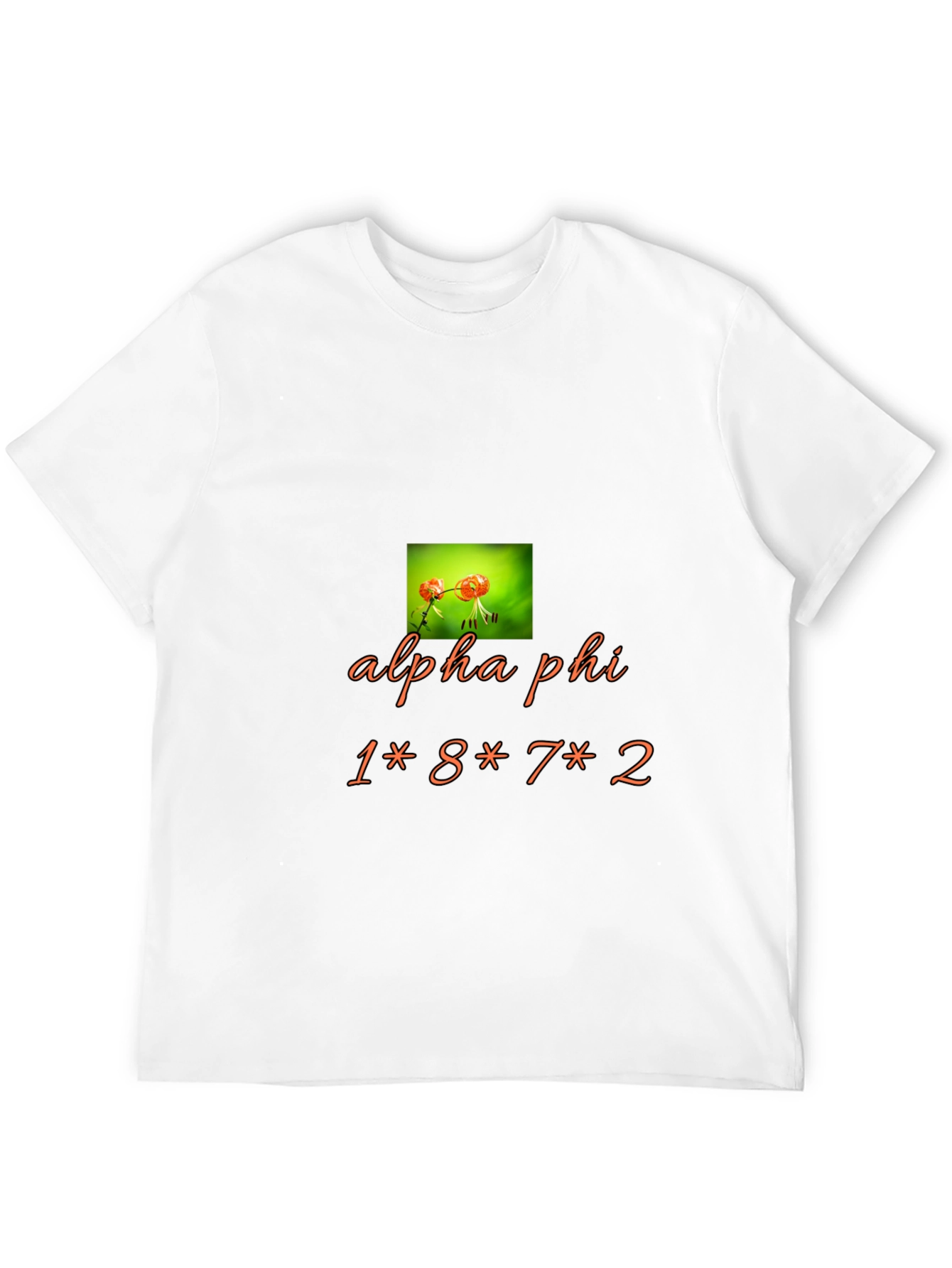 Alpha Phi Graphic Print Tee