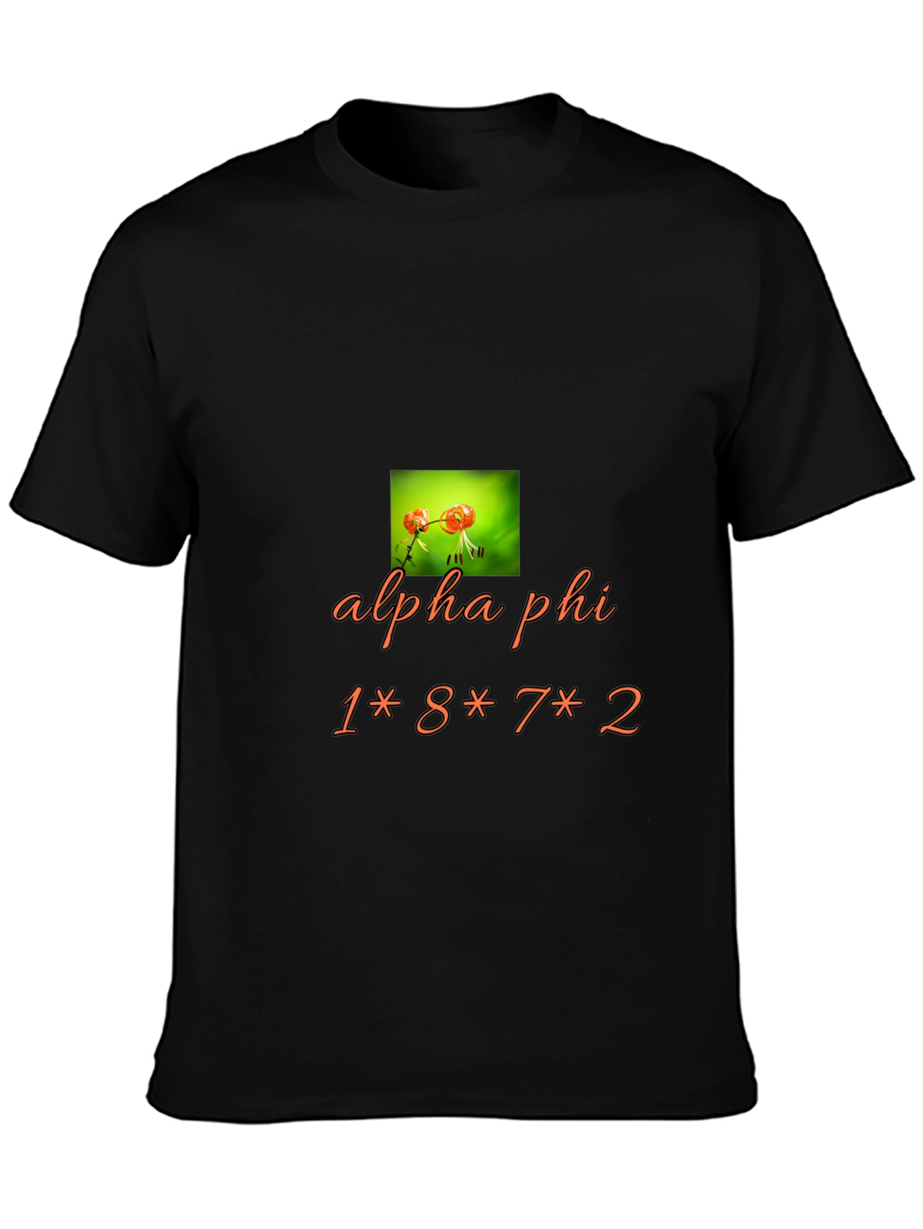 Alpha Phi Graphic Print Tee