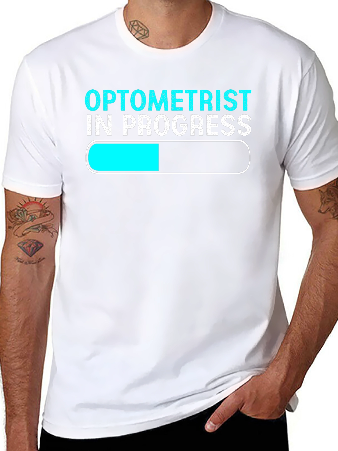 Optometrist In Progress T-Shirt - Study Humor Tee