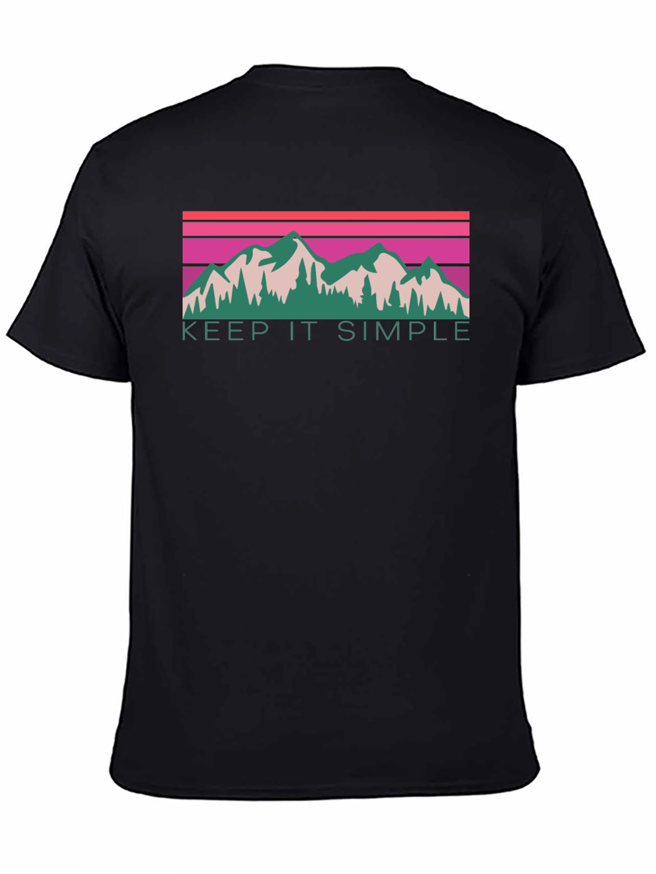 Keep It Simple Mountain Graphic Tee
