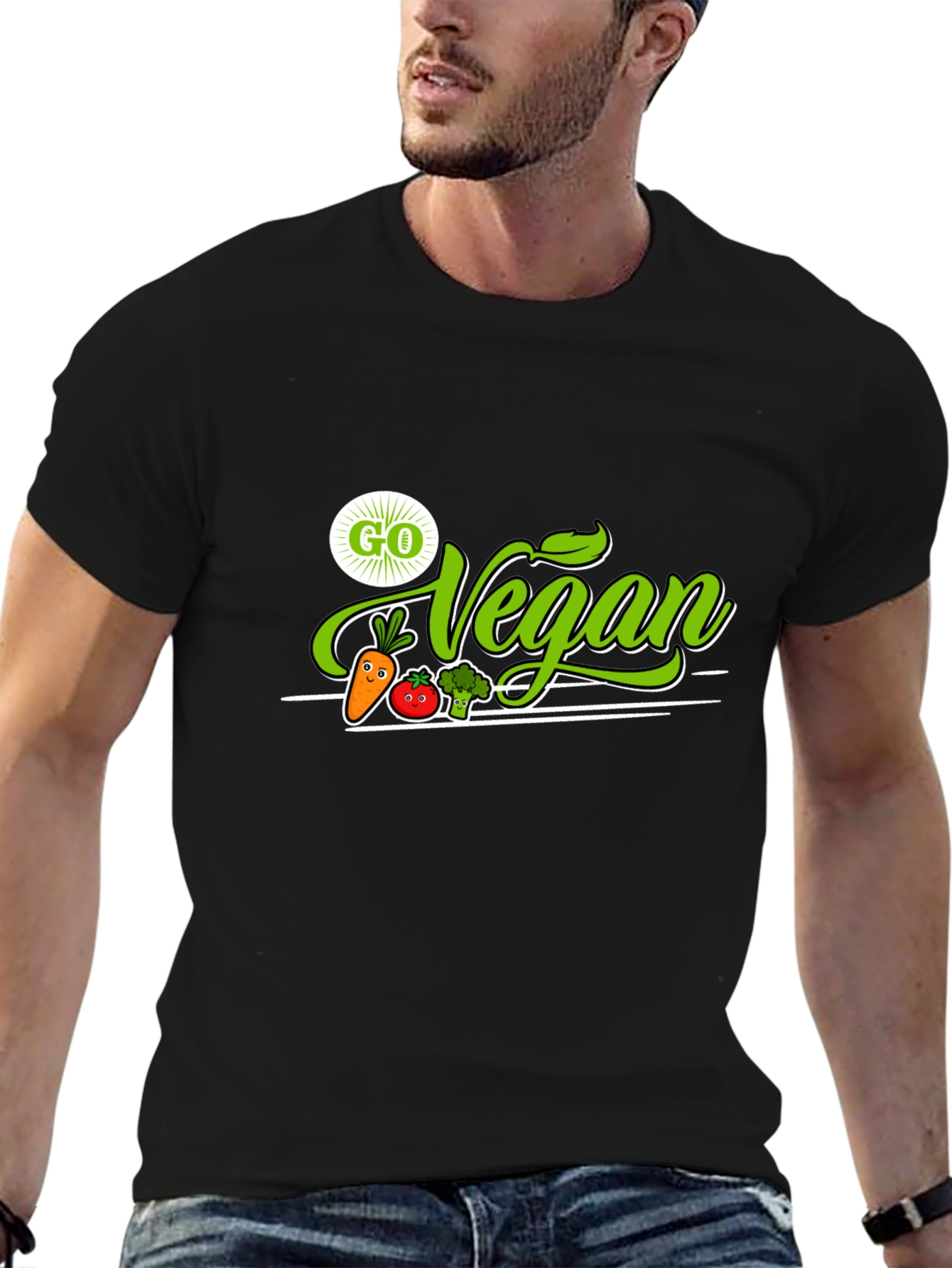 Go Vegan T-Shirt - Plant-Based Lifestyle Tee